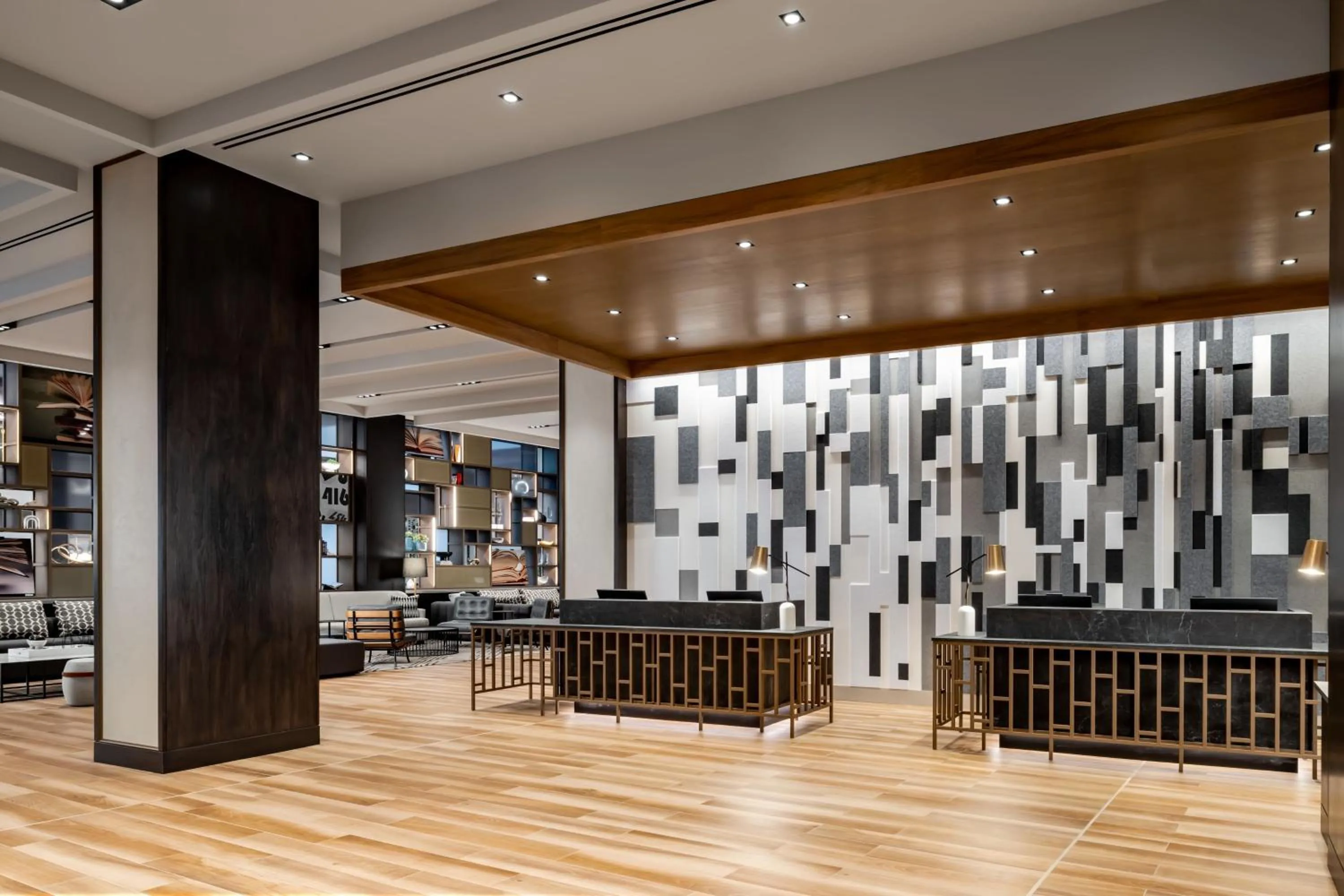 Lobby or reception in Sheraton Gateway Hotel in Toronto International Airport