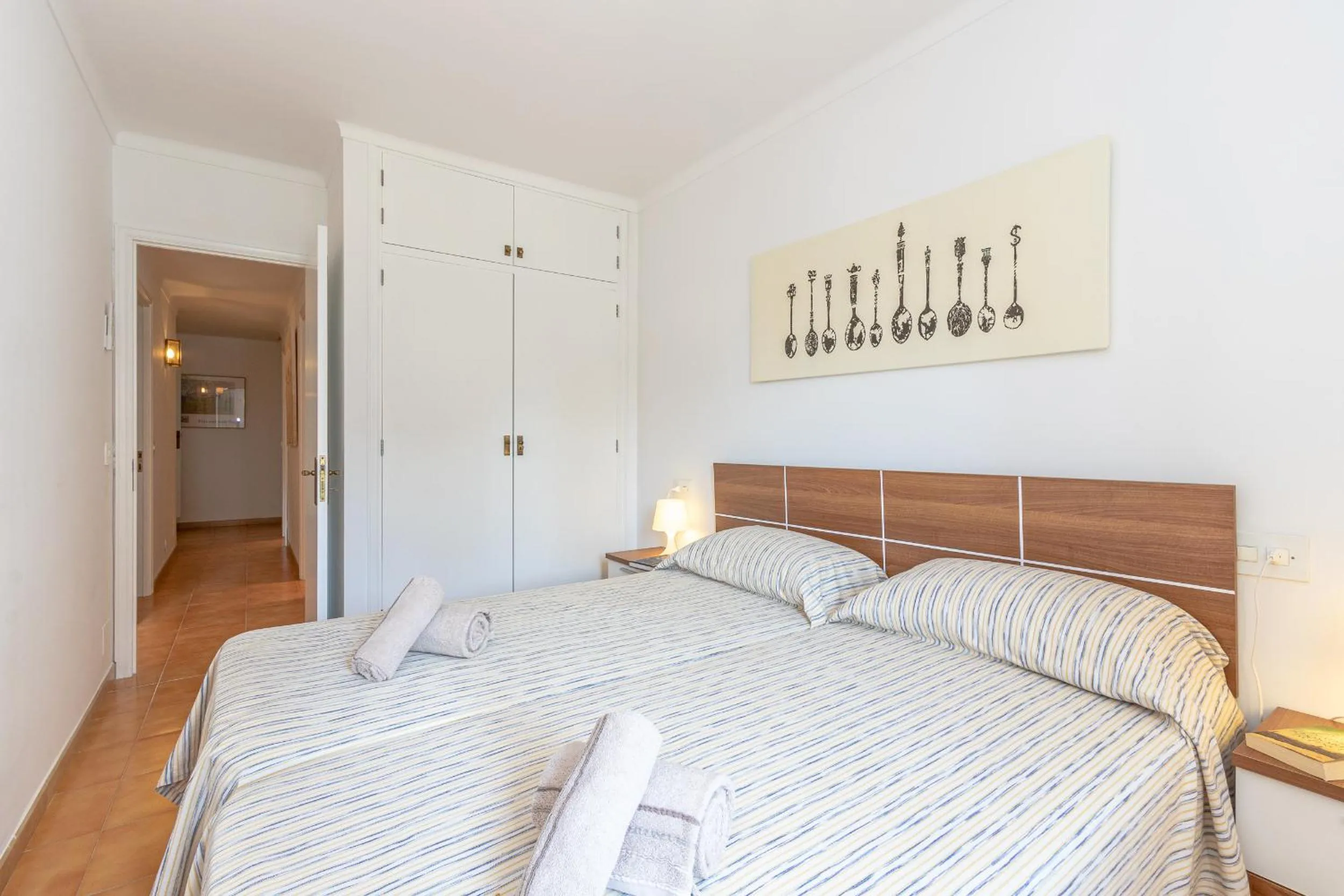 Bed in Apartment Almirall in Puerto Pollensa By homevillas360
