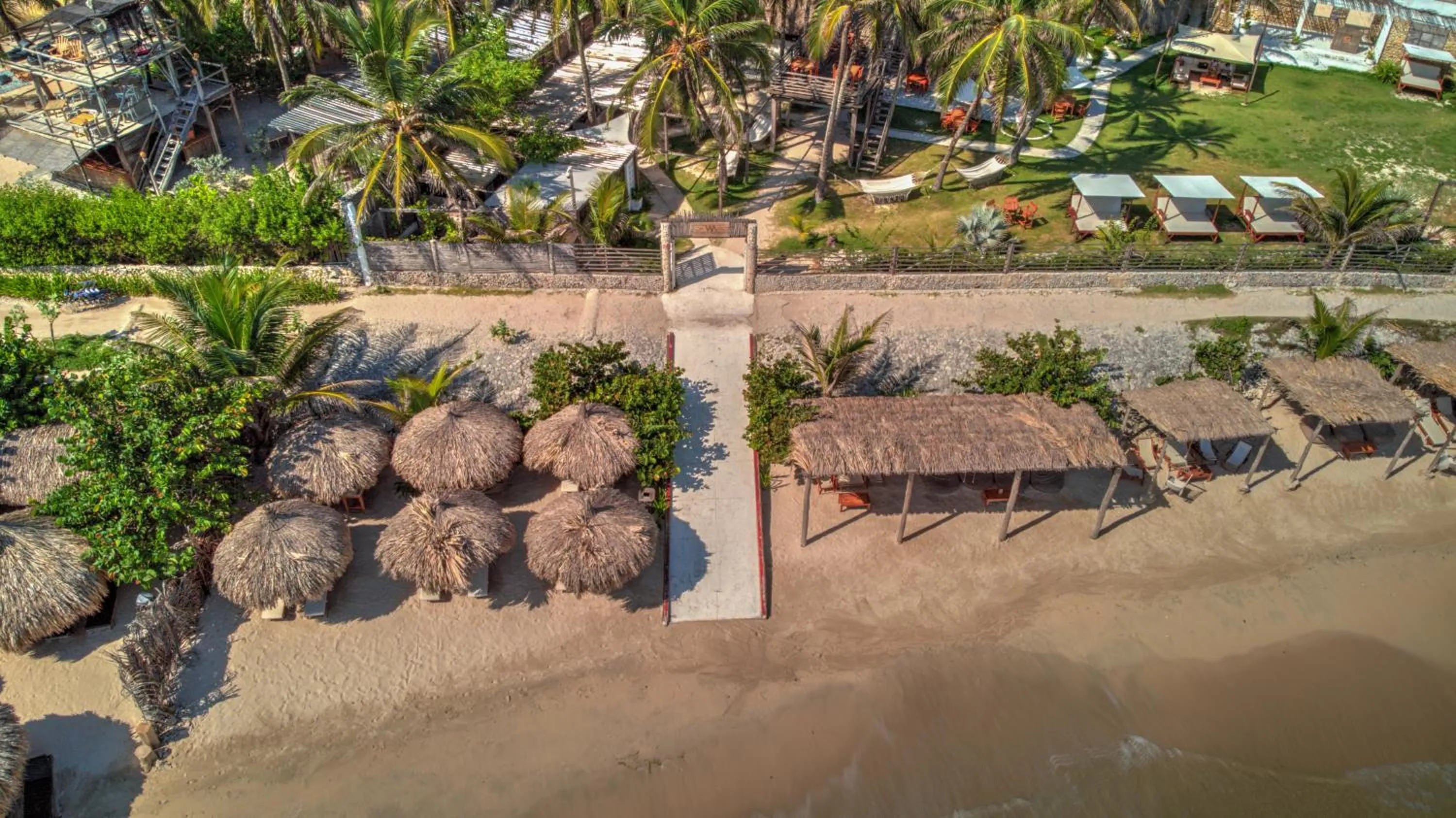 Bird's eye view in Vista Mare Beach House