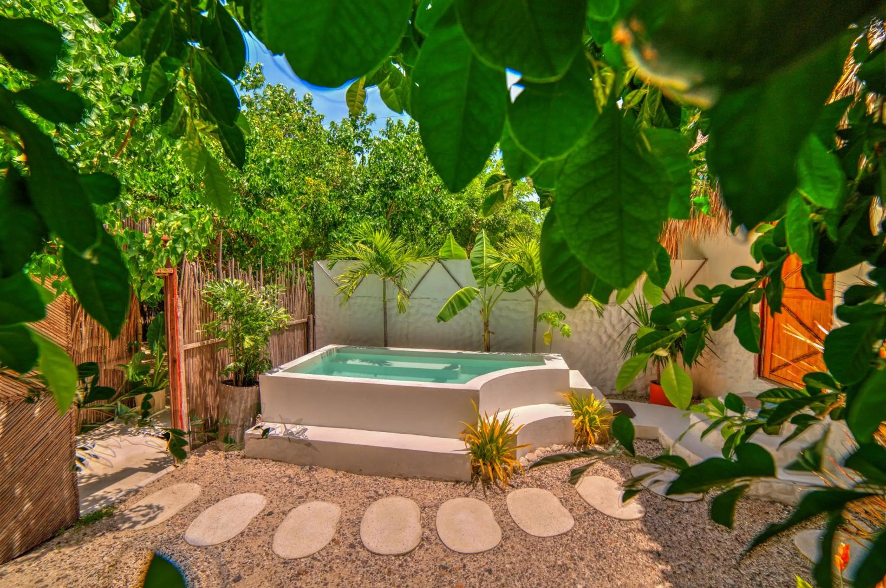 Pool view in Vista Mare Beach House