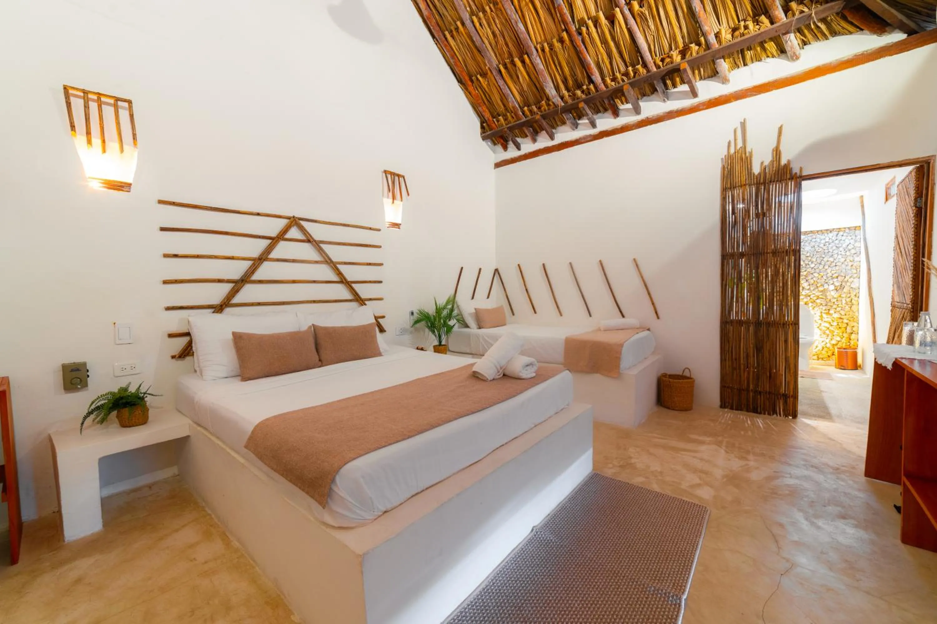 Bedroom, Bed in Vista Mare Beach House