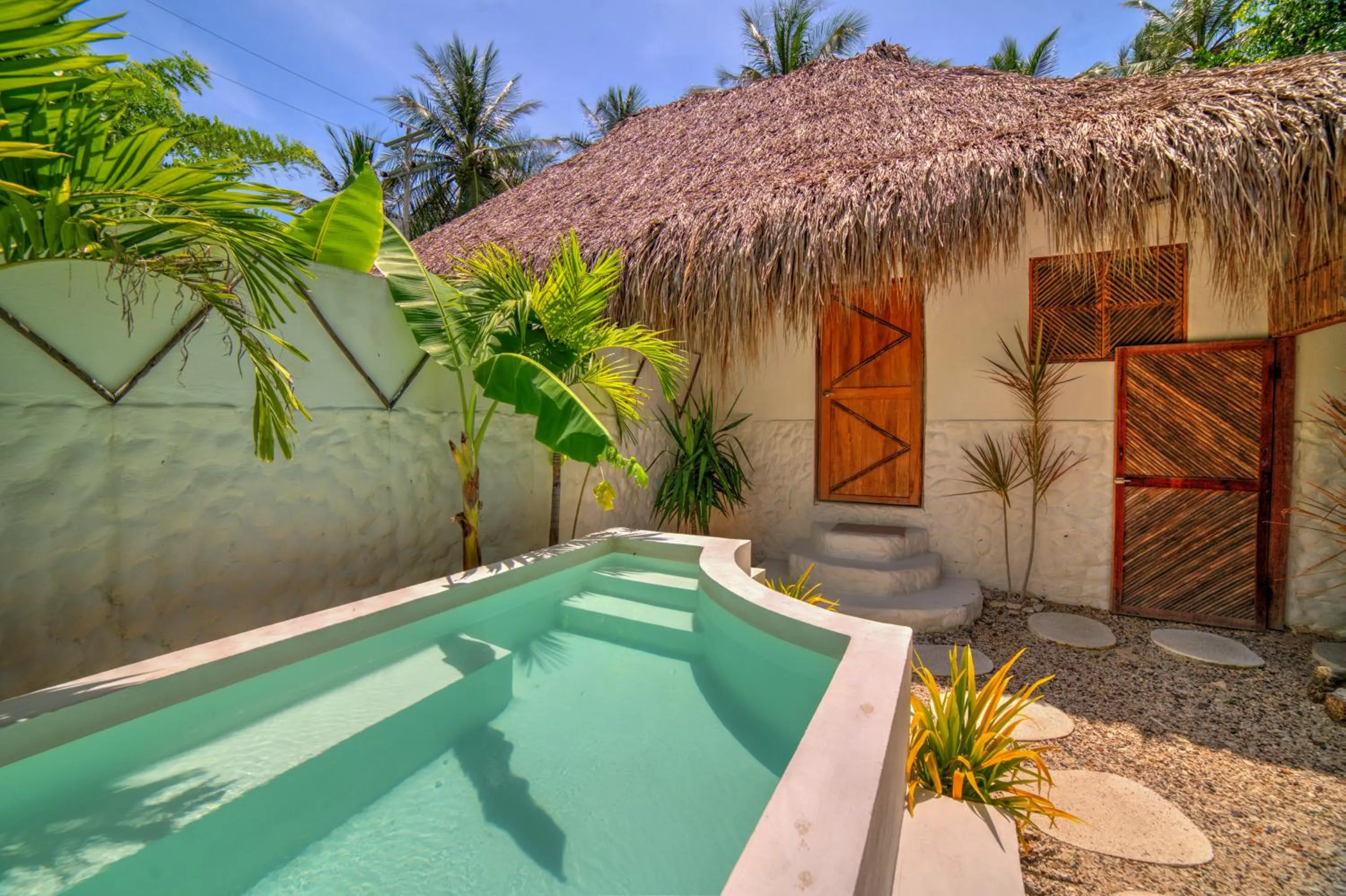 Pool view in Vista Mare Beach House