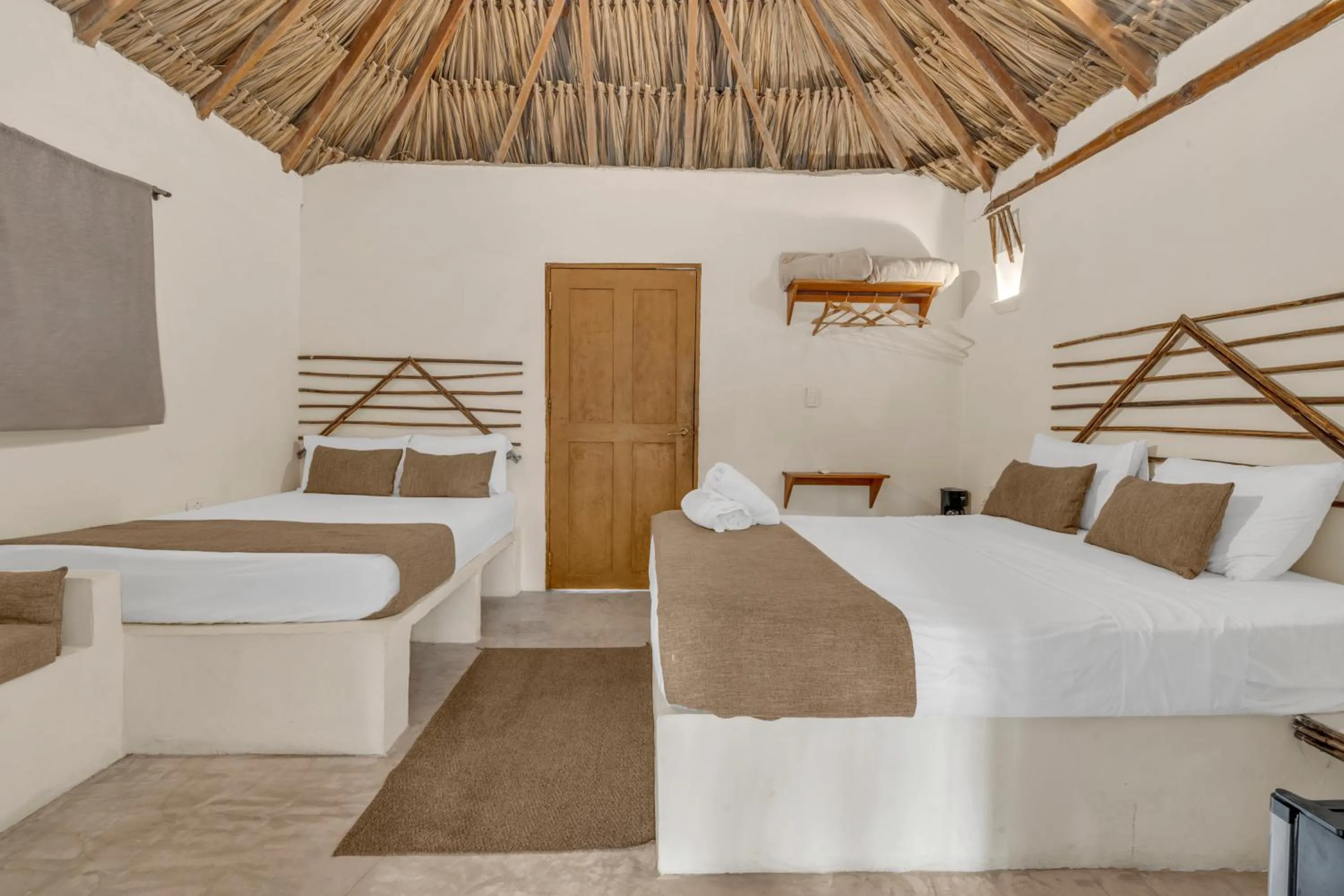 Bed in Vista Mare Beach House