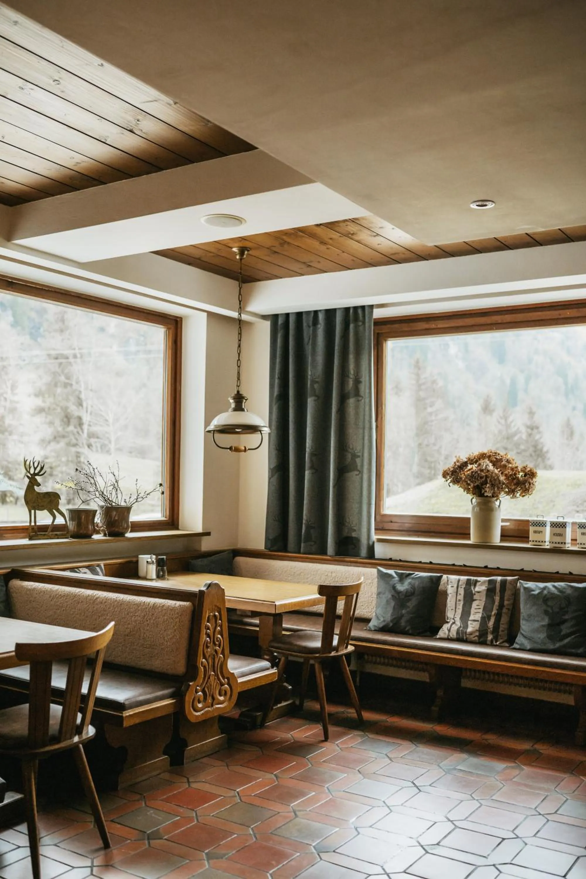 Seating area in Pension Baranekhof - accommodation in nature - Baranek Resorts