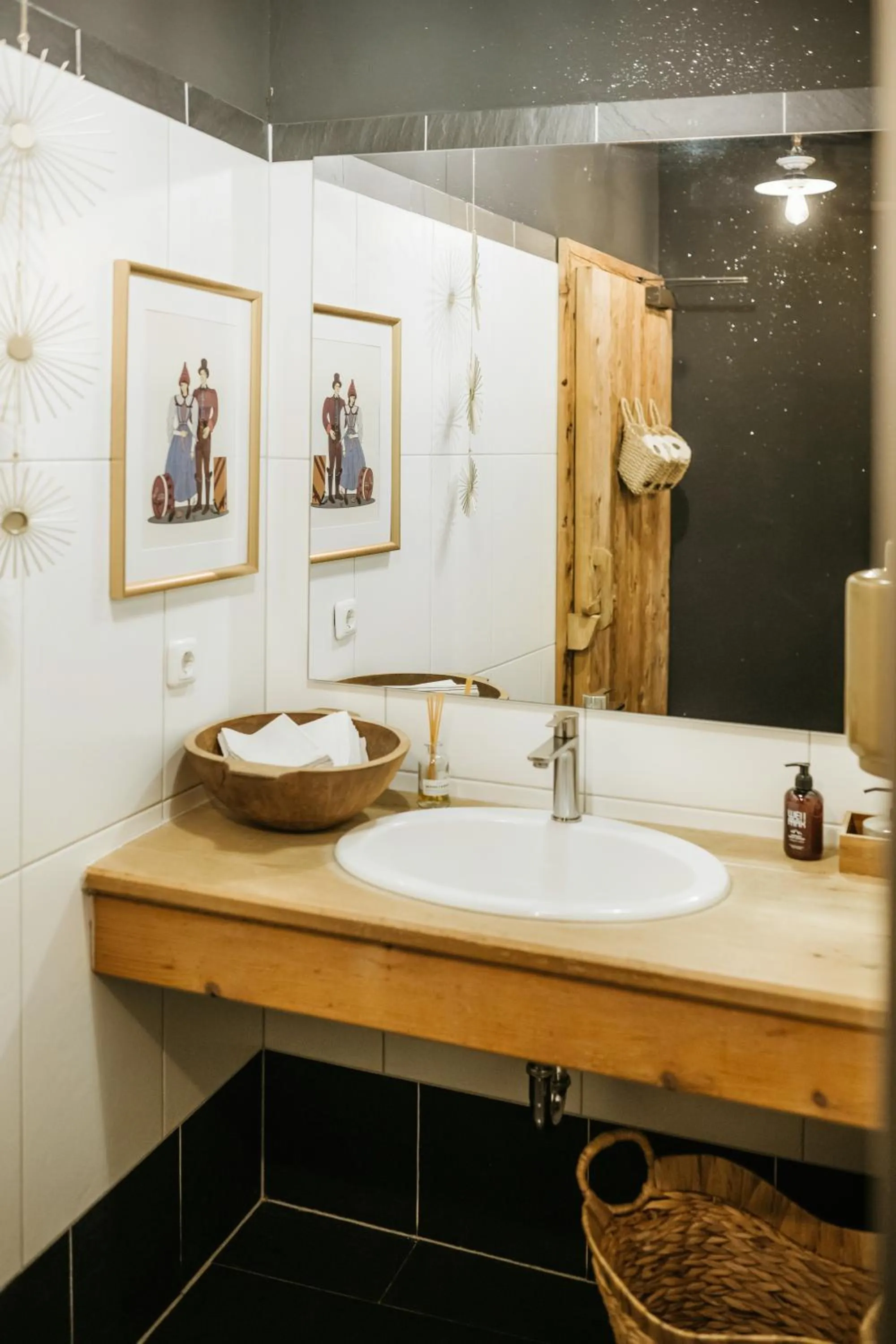 Toilet in Pension Baranekhof - accommodation in nature - Baranek Resorts