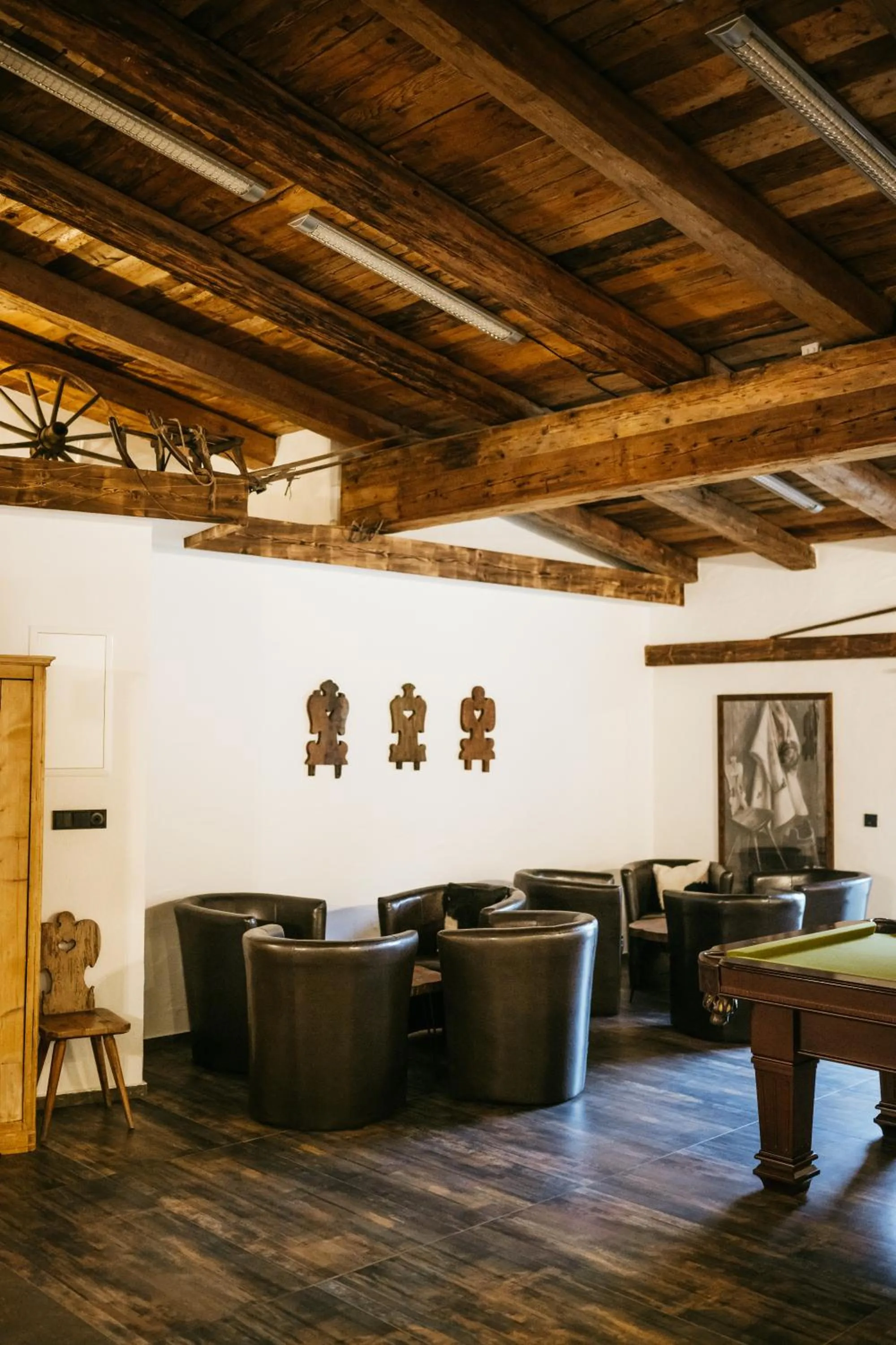 Communal lounge/ TV room in Pension Baranekhof - accommodation in nature - Baranek Resorts