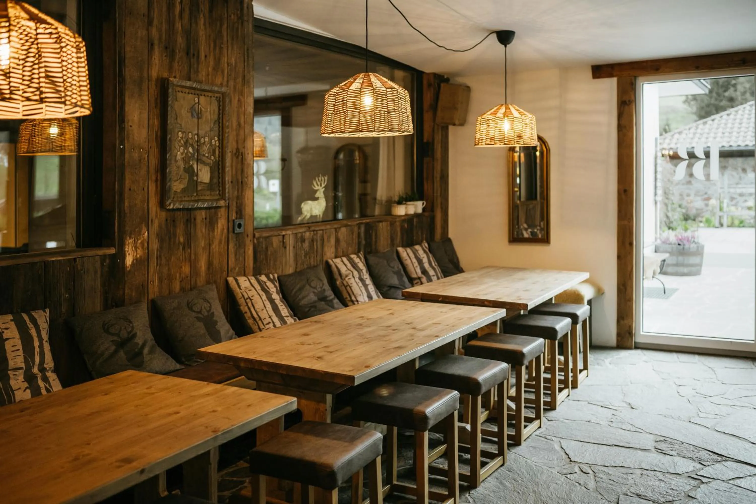 Seating area in Pension Baranekhof - accommodation in nature - Baranek Resorts