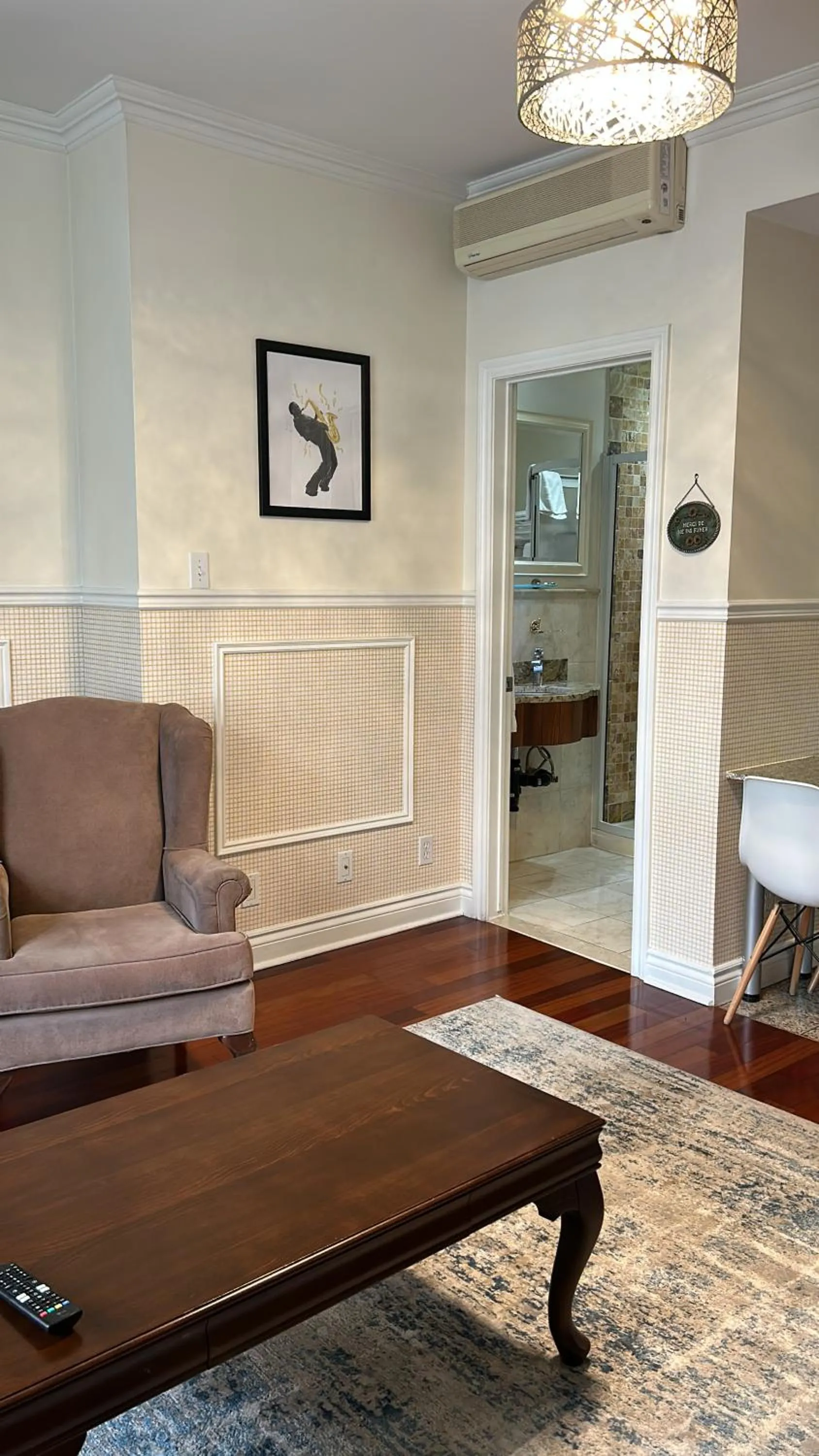 Living room in Parc Suites Hotel