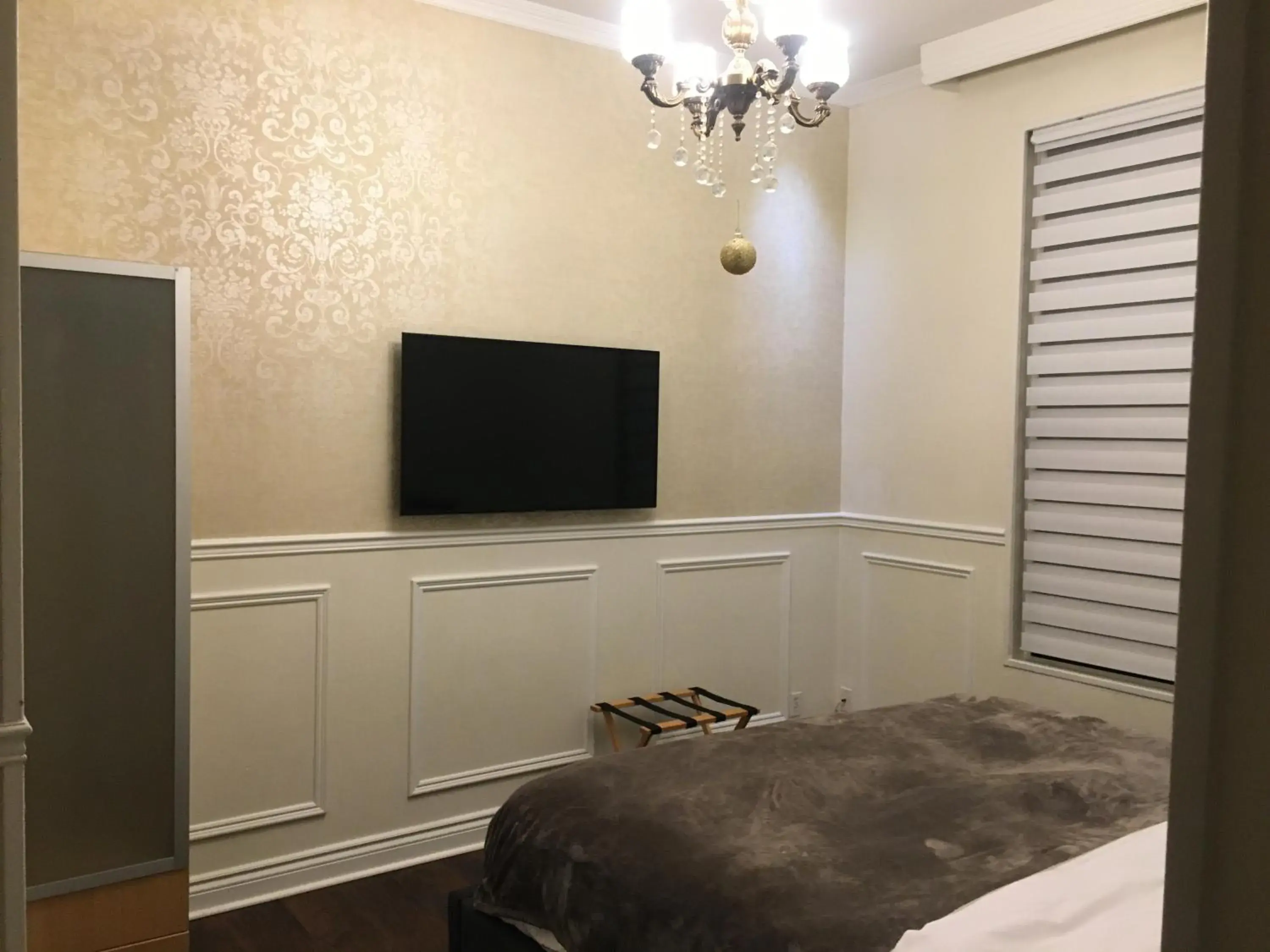 Bed in Parc Suites Hotel Bed in Parc Suites Hotel