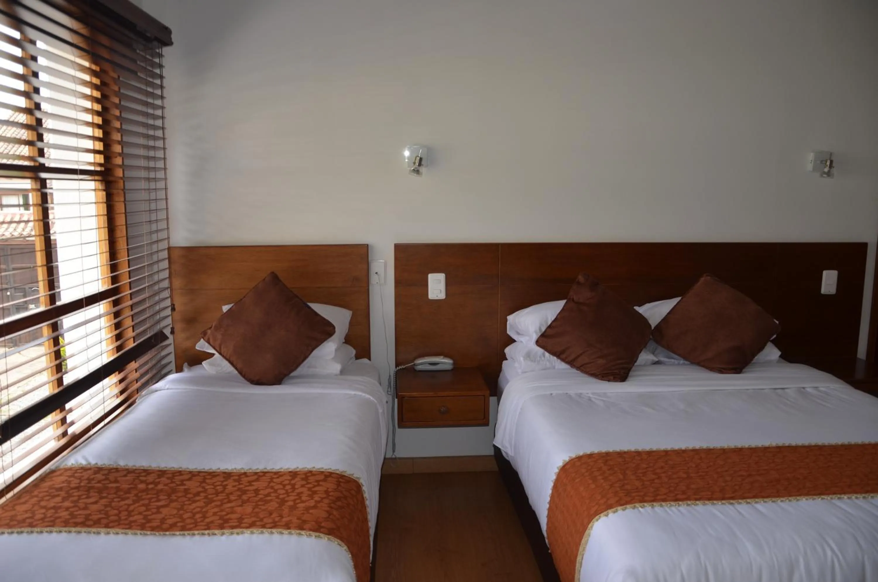 Bed in Hotel Santiago Diaz Piedrahita