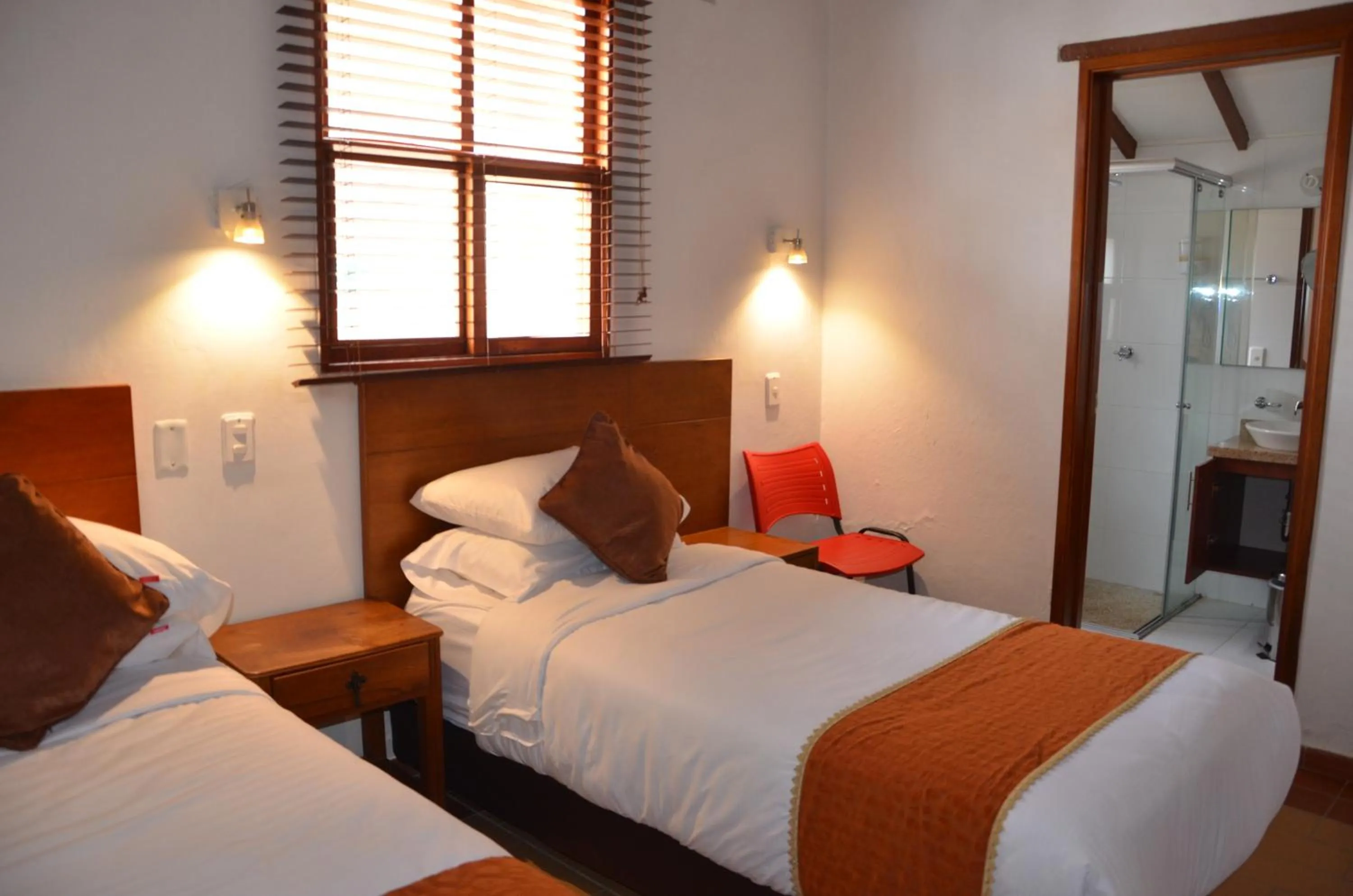 Bed in Hotel Santiago Diaz Piedrahita