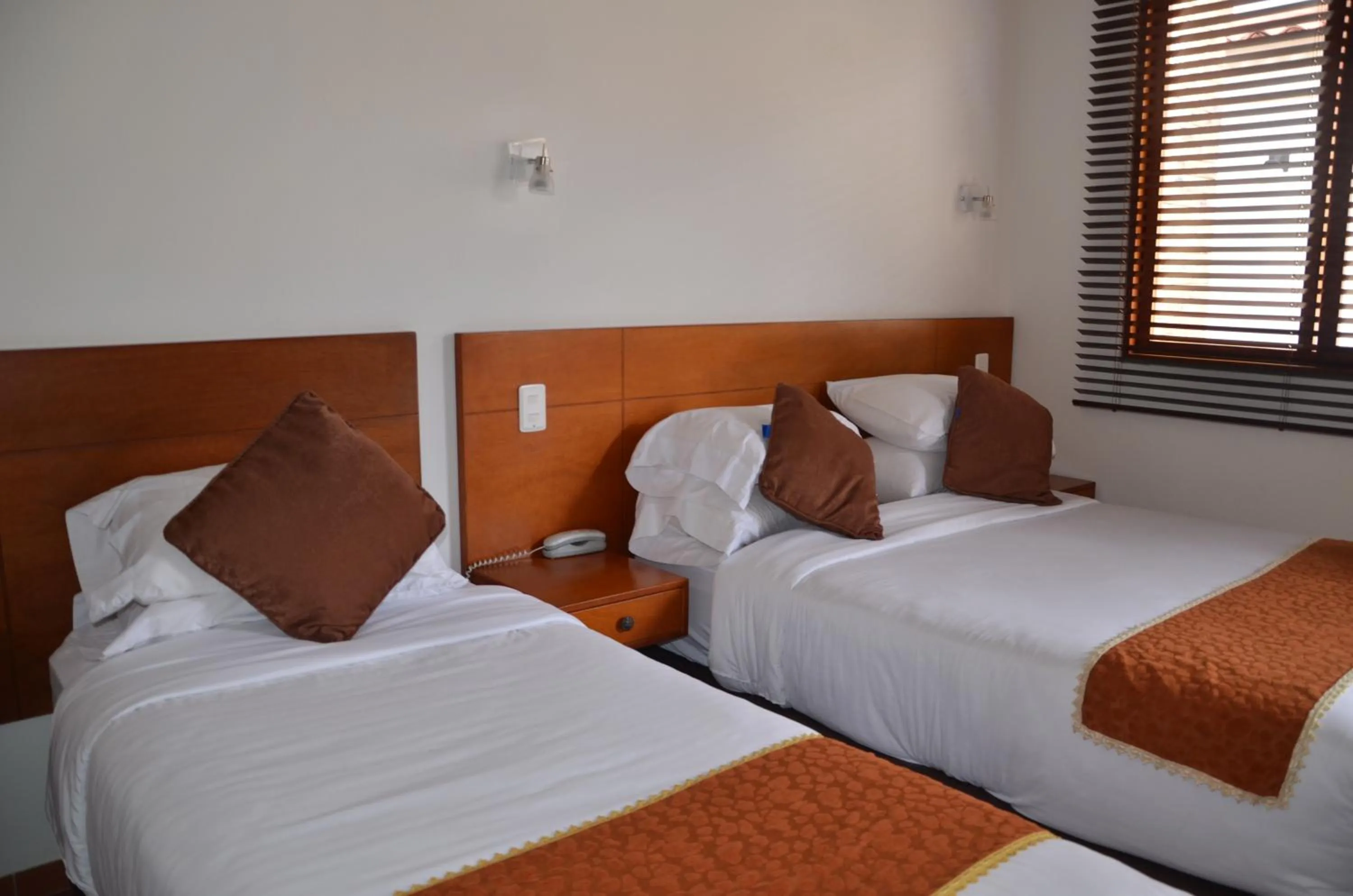 Bed in Hotel Santiago Diaz Piedrahita