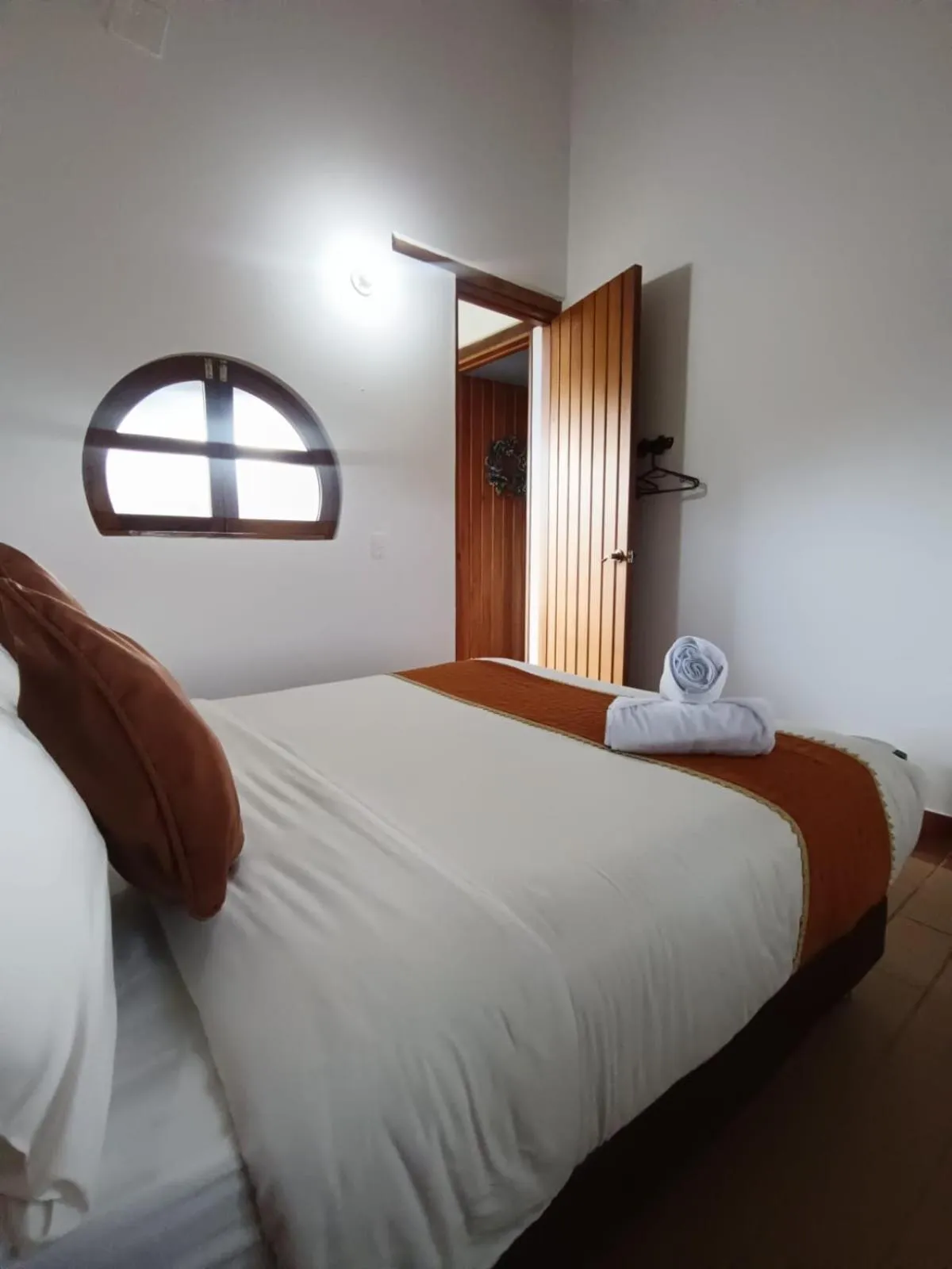 Bed in Hotel Santiago Diaz Piedrahita