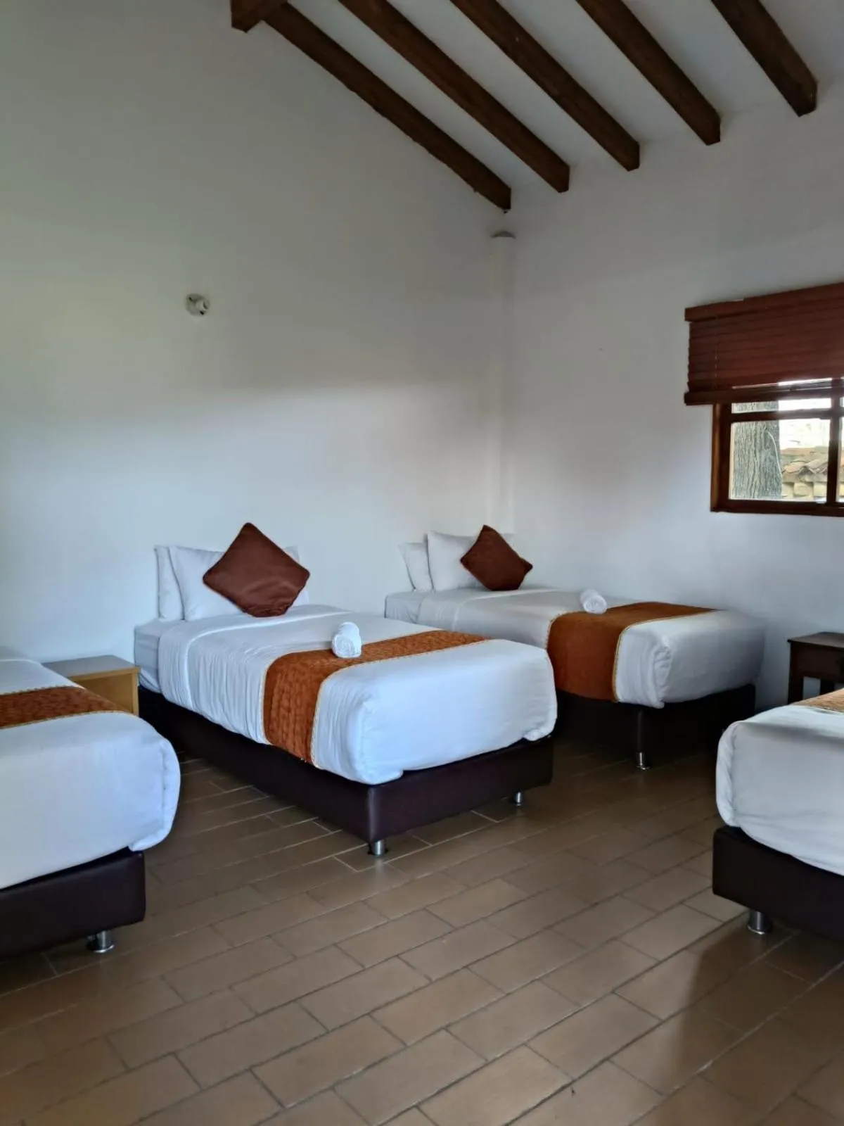 Bed in Hotel Santiago Diaz Piedrahita