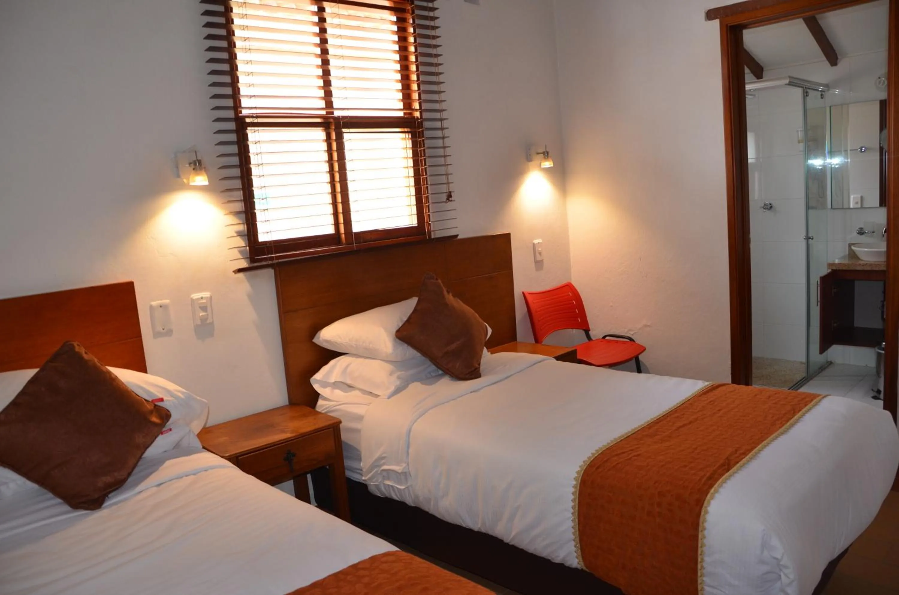 Bed in Hotel Santiago Diaz Piedrahita