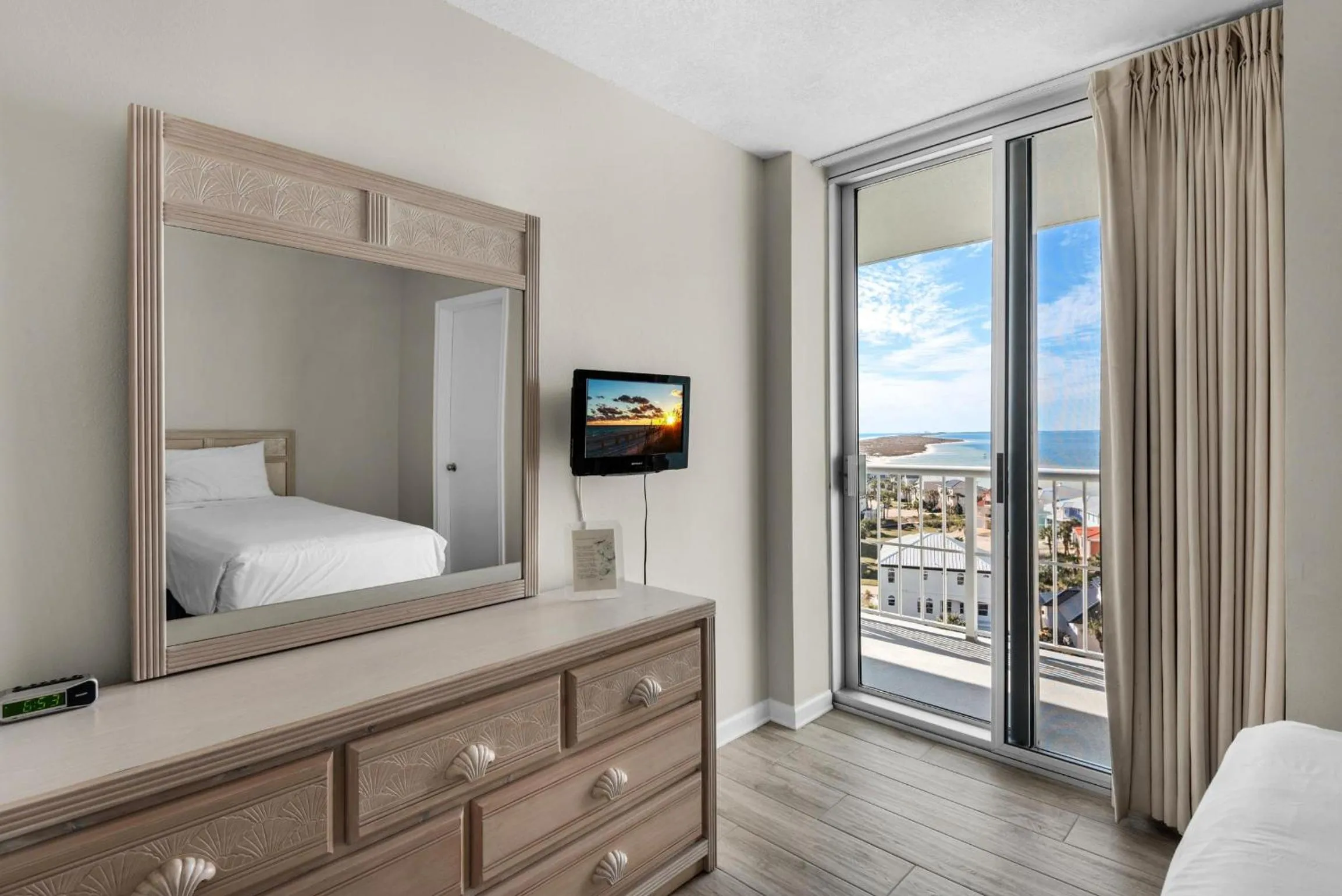 Bed in Tristan Towers unit 9B