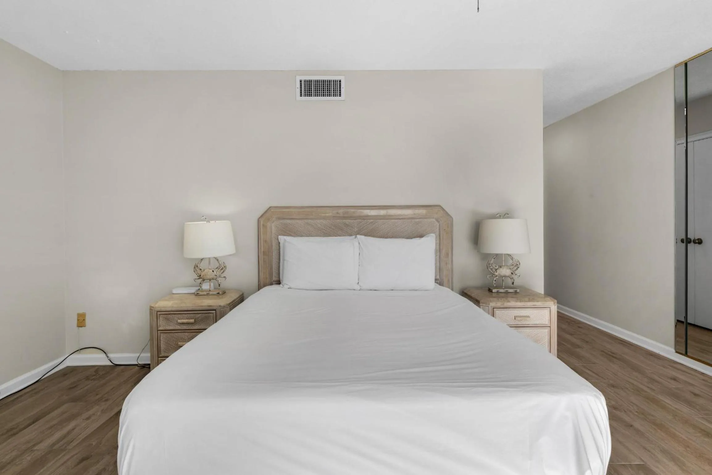 Bed in Tristan Towers unit 9B