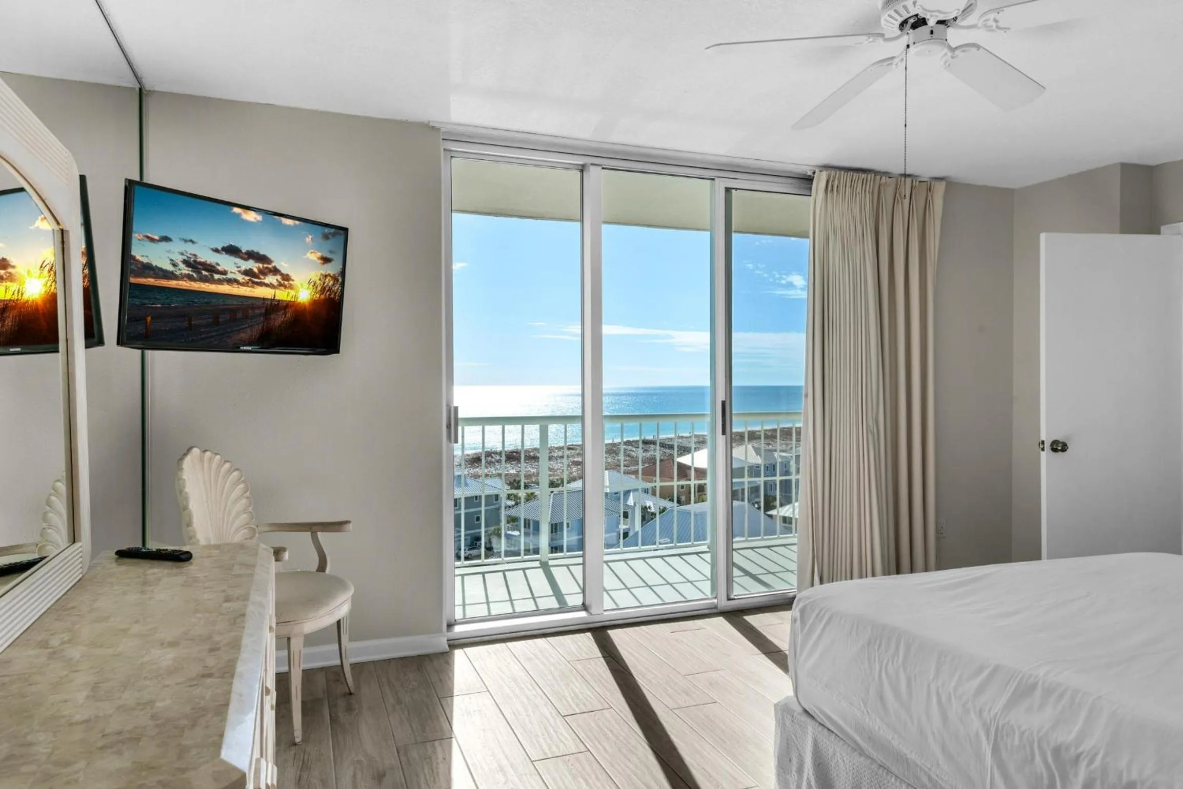Bed in Tristan Towers unit 9B