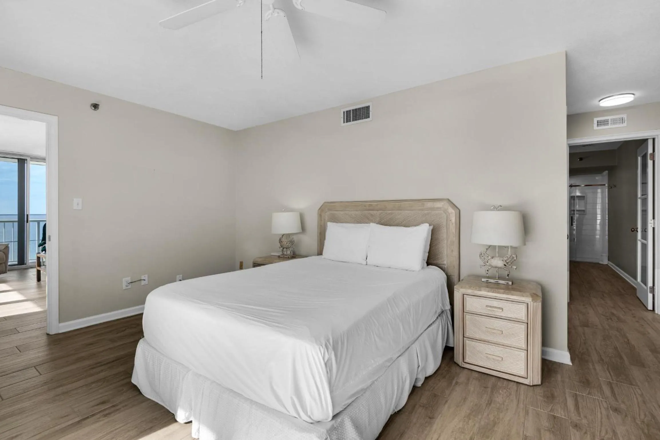 Bed in Tristan Towers unit 9B