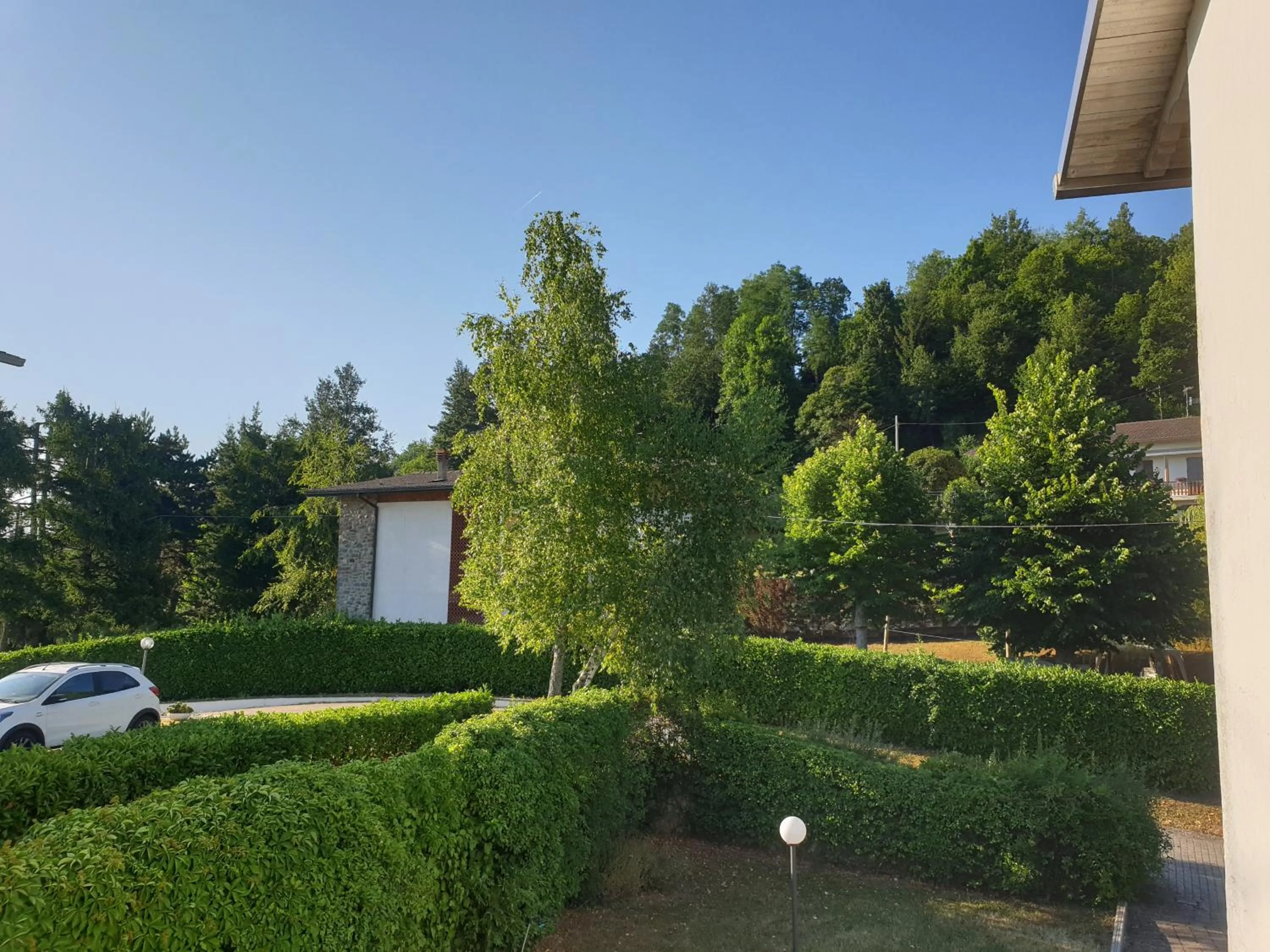 Garden view in I Bócci