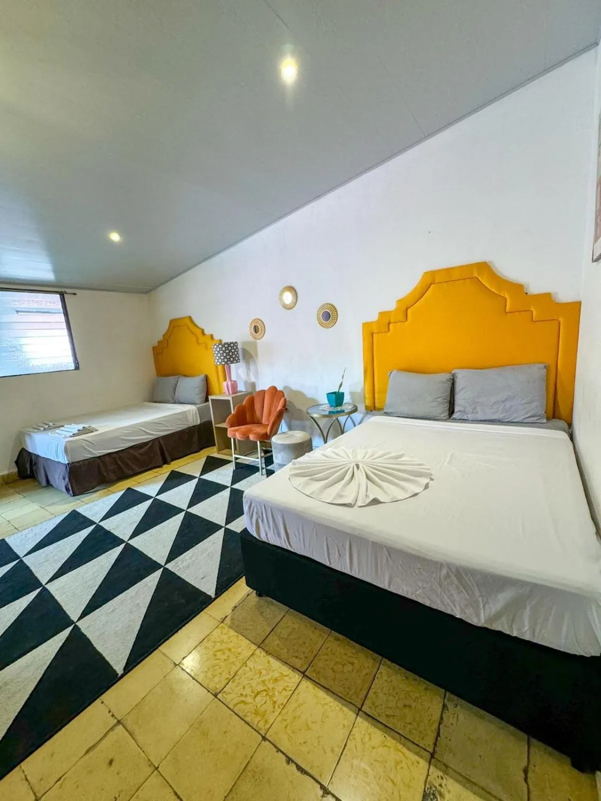 Bed in Hotel Brunette