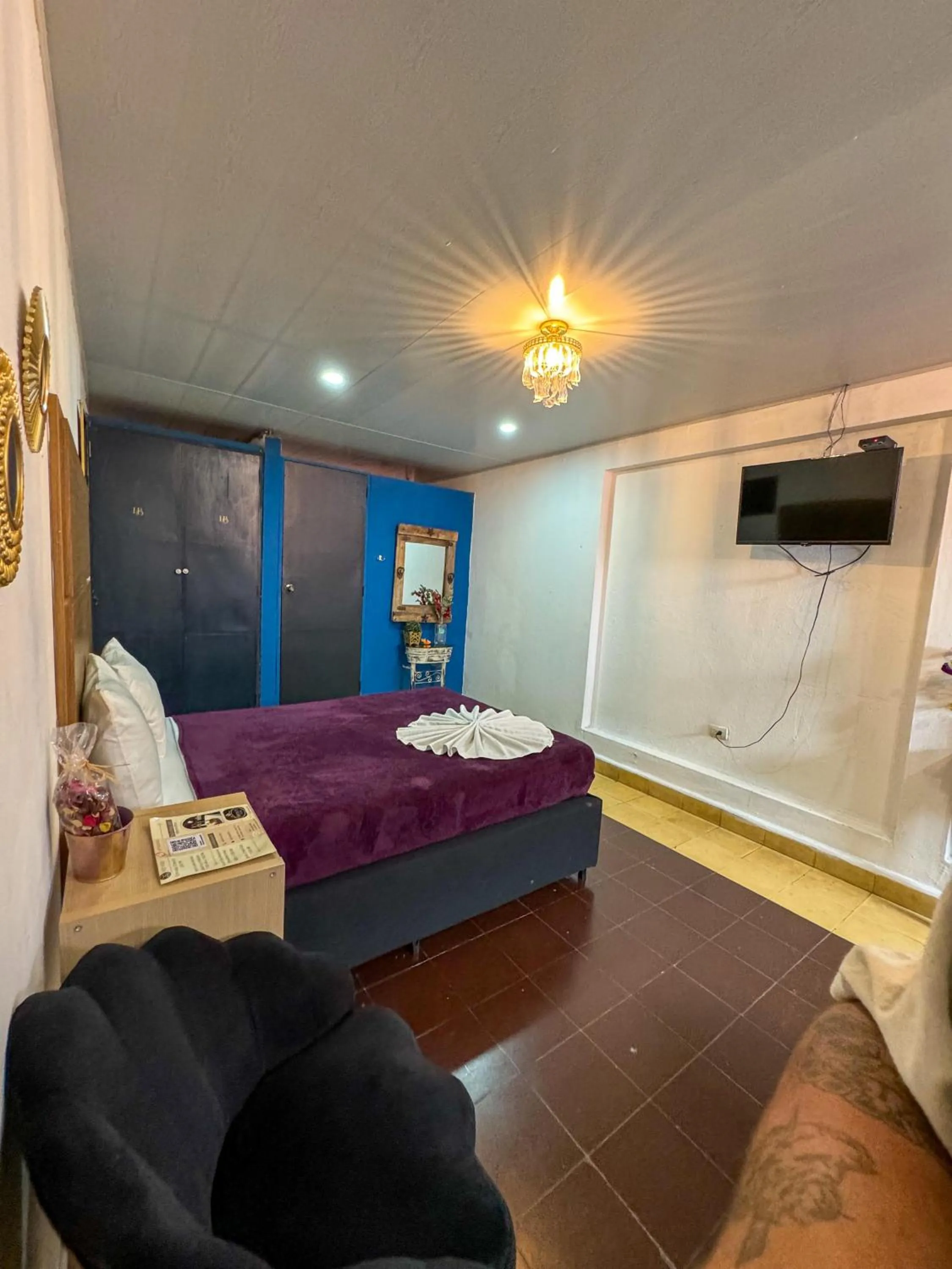 Bed in Hotel Brunette