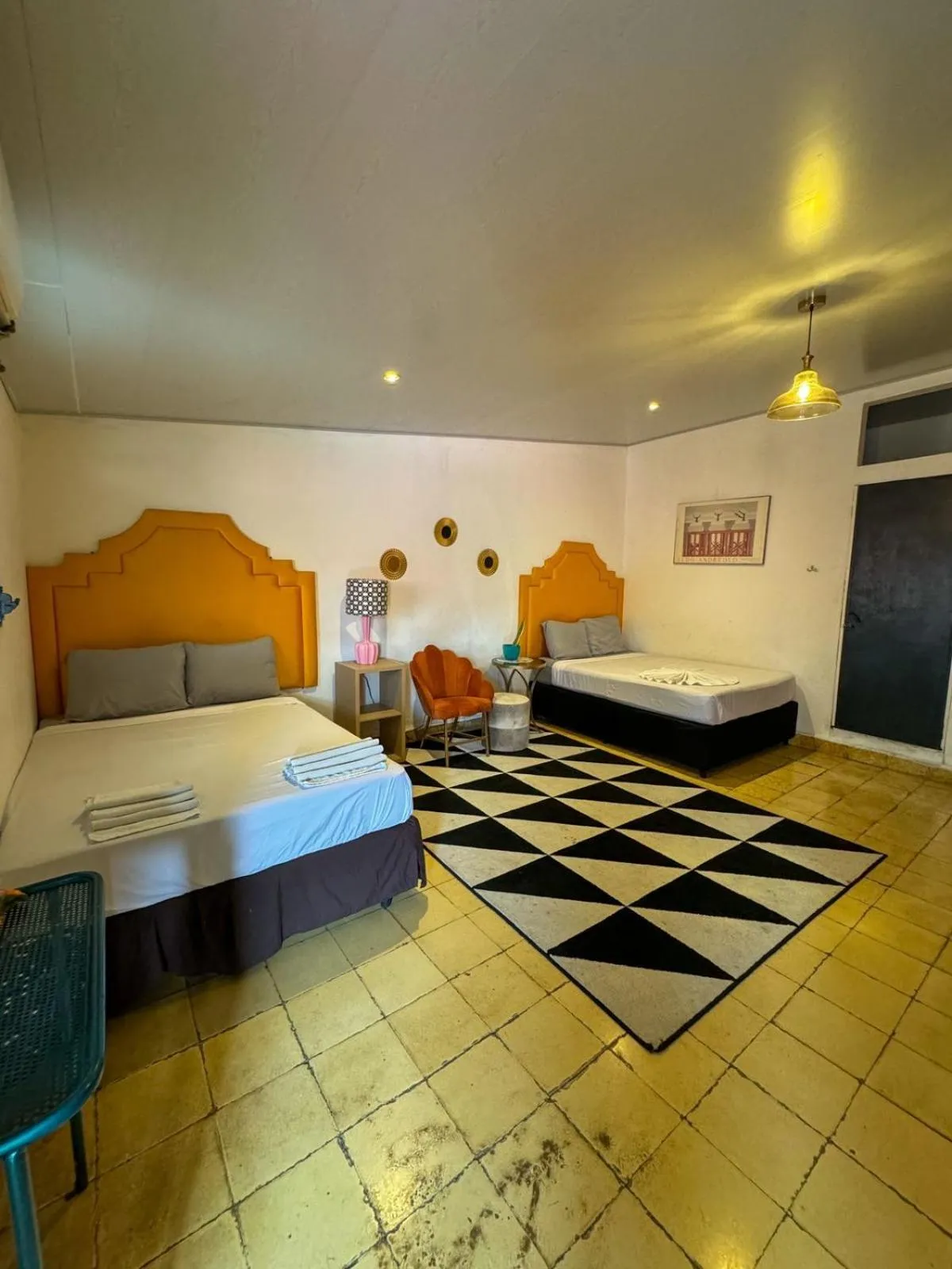 Bed in Hotel Brunette