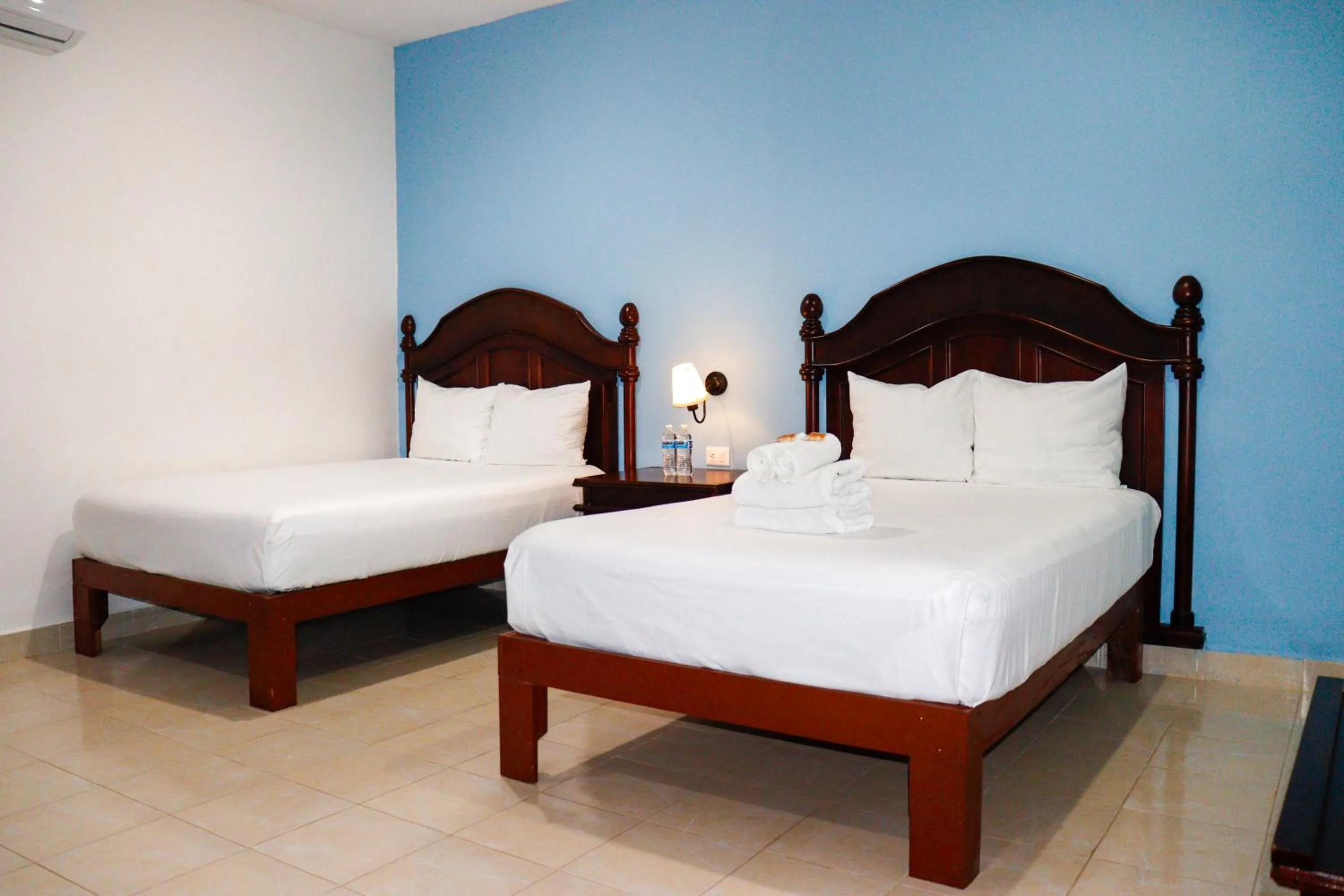 Bed in Hotel Quinta Izamal