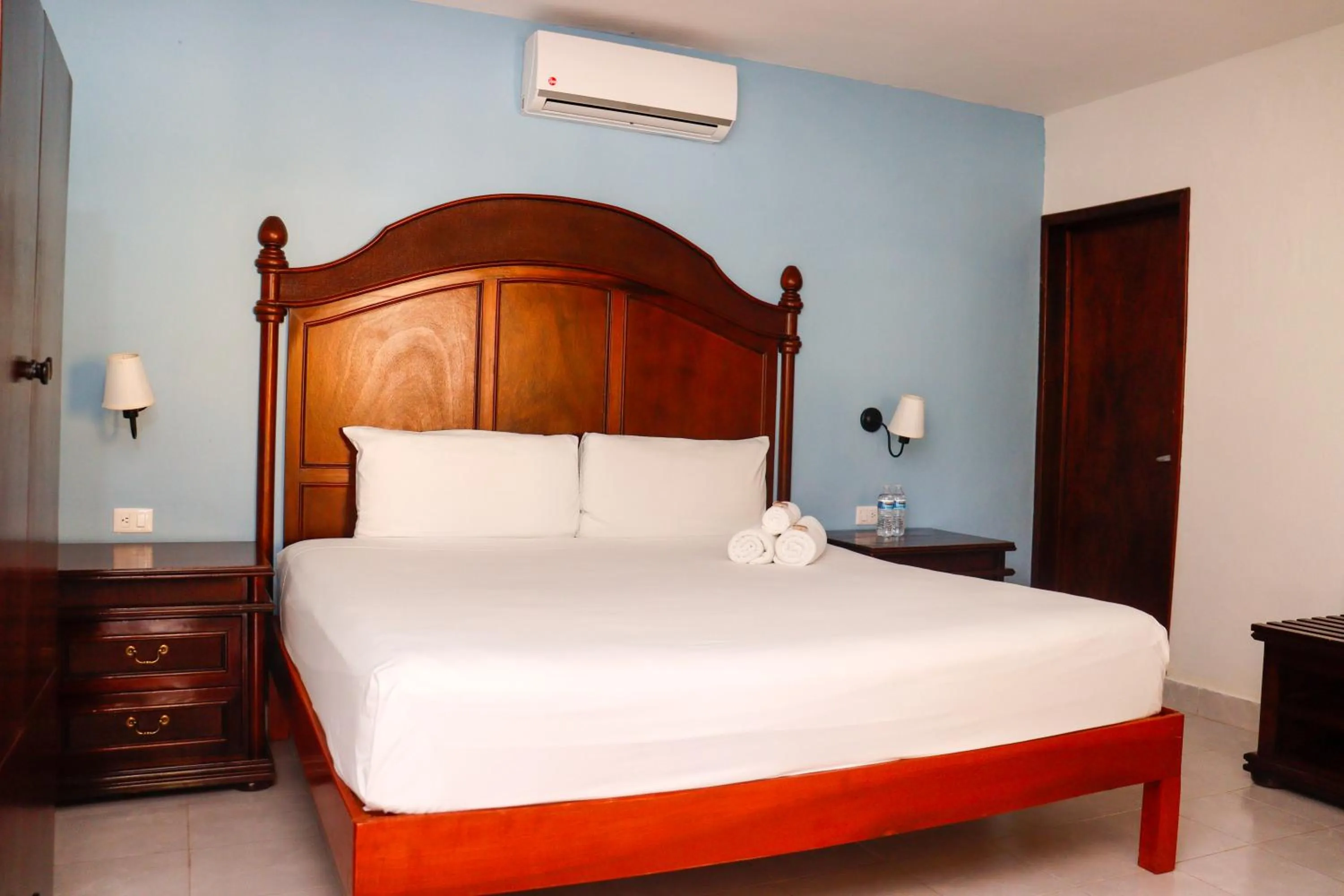 Bed in Hotel Quinta Izamal