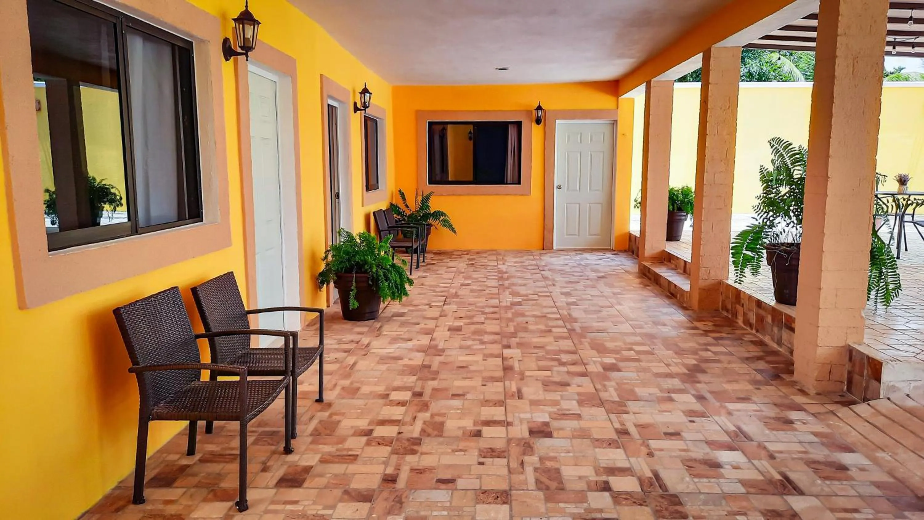 Patio in Hotel Quinta Izamal