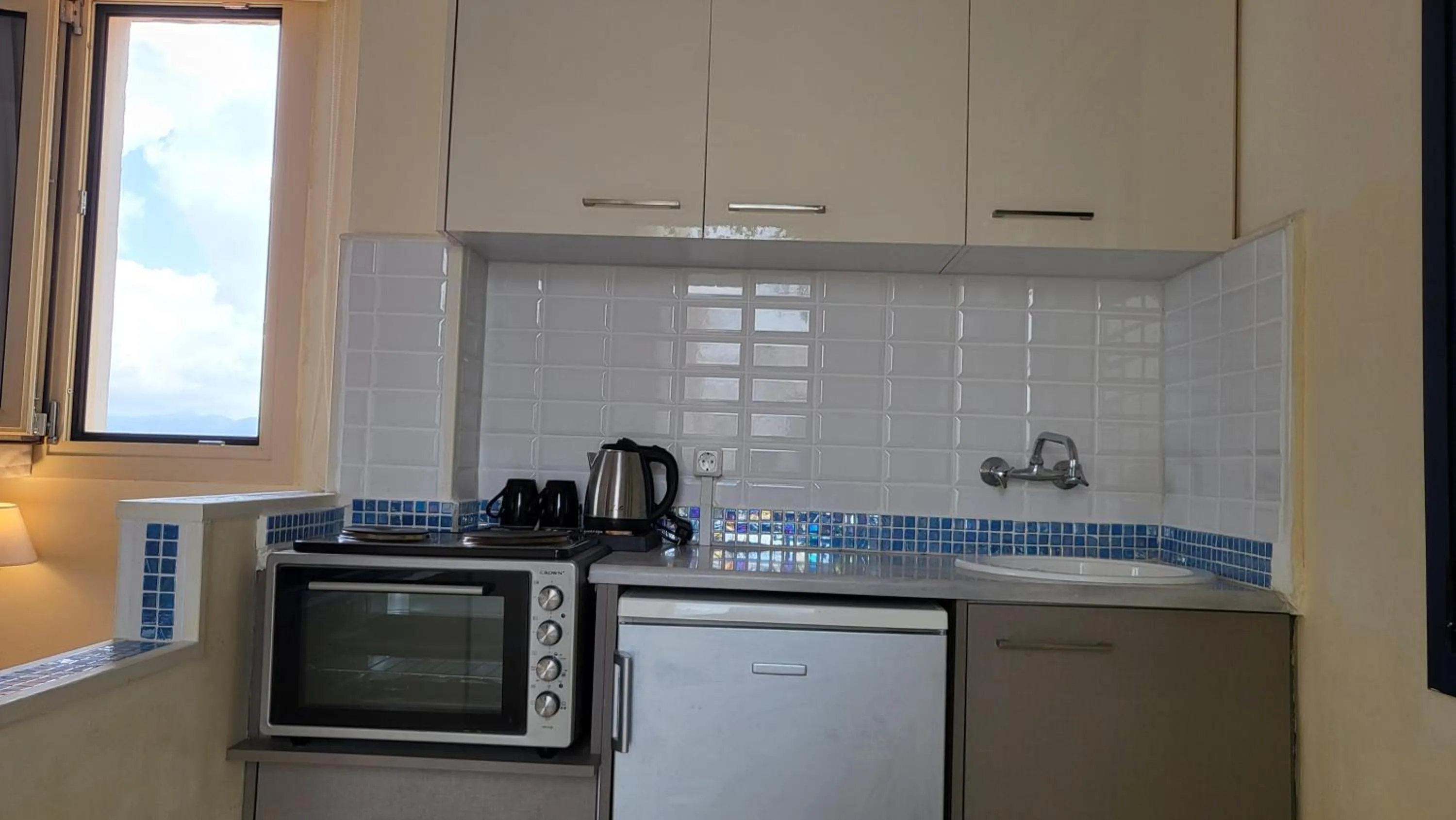kitchen in Private Apartment Sea View