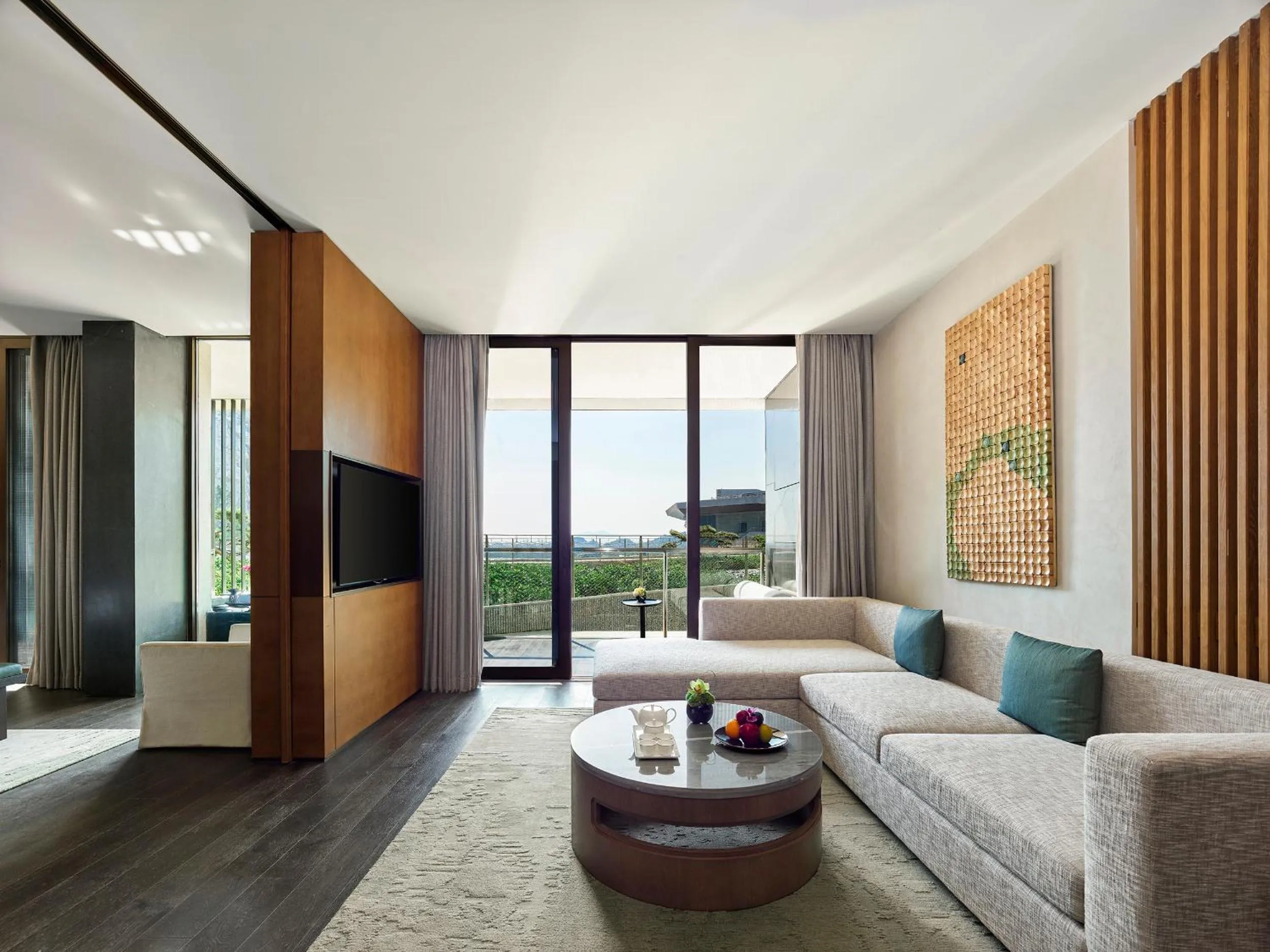 Living room in Banyan Tree Nanjing Garden Expo