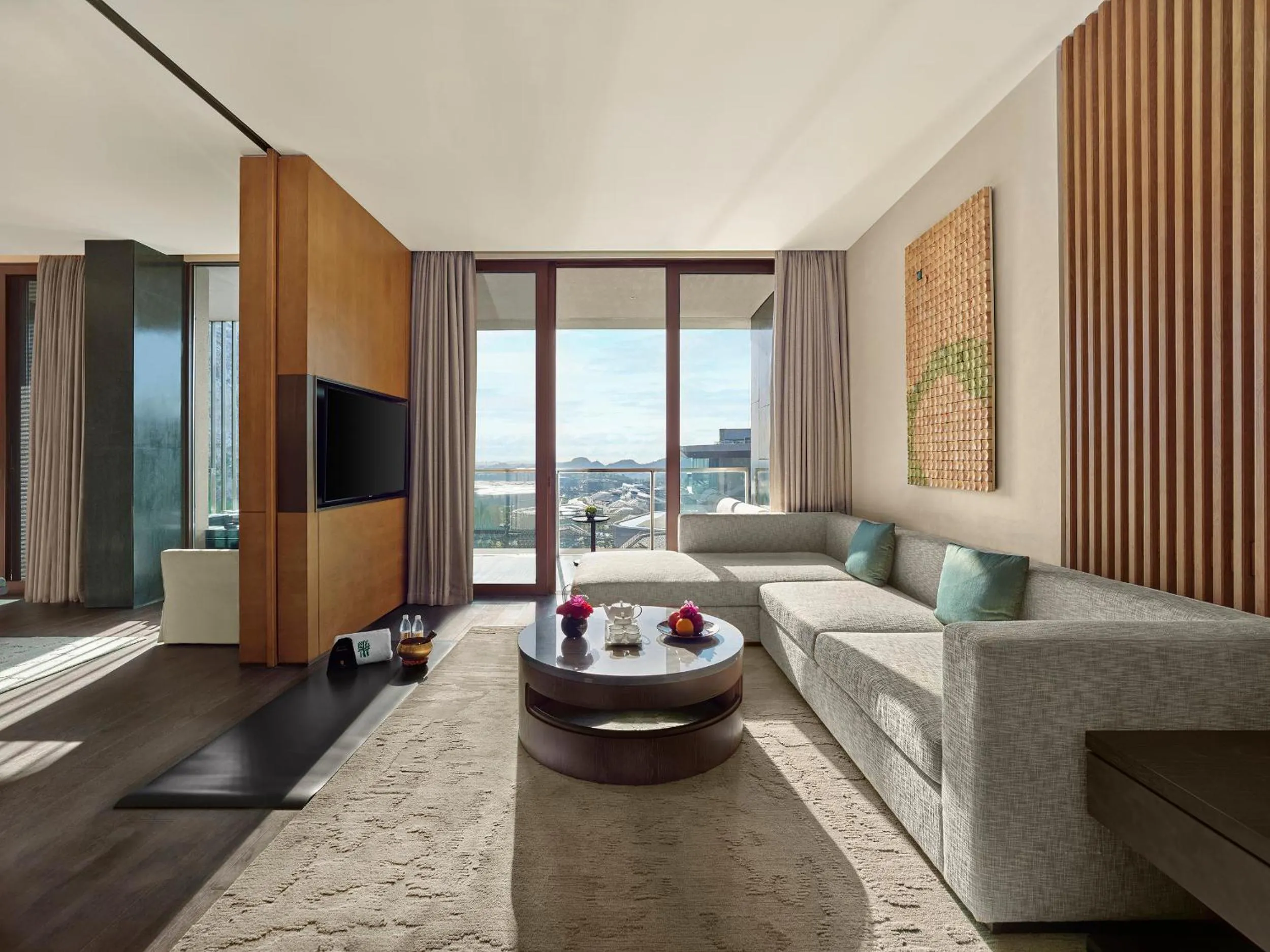 Living room in Banyan Tree Nanjing Garden Expo