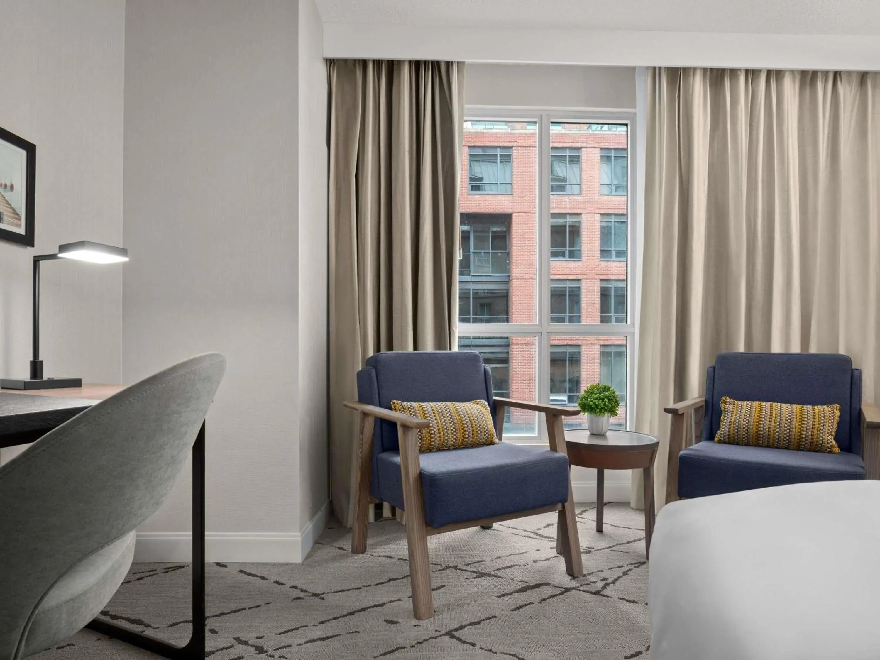 Bedroom in The Novotel Toronto Centre Bedroom in The Novotel Toronto Centre