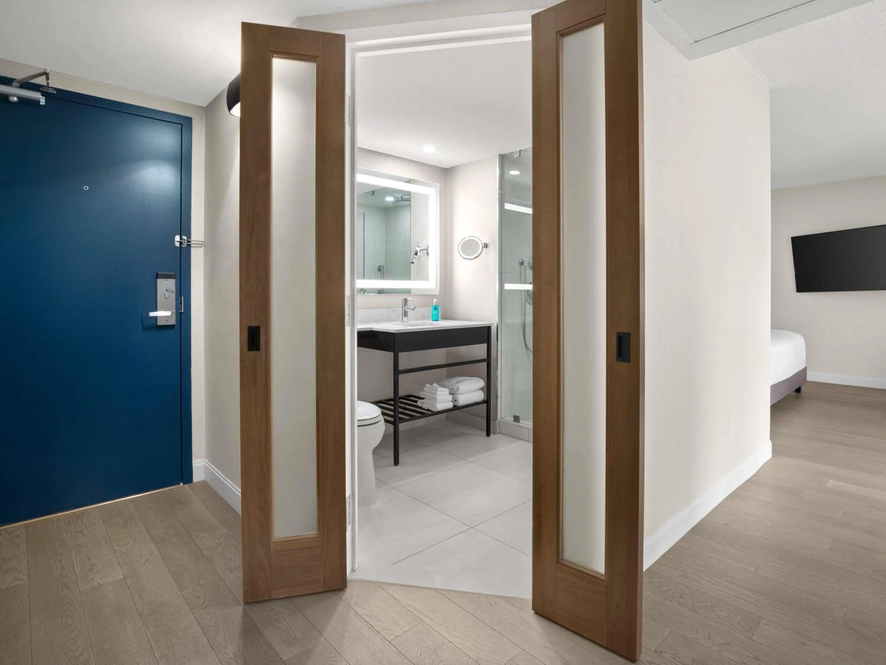 Bedroom in The Novotel Toronto Centre