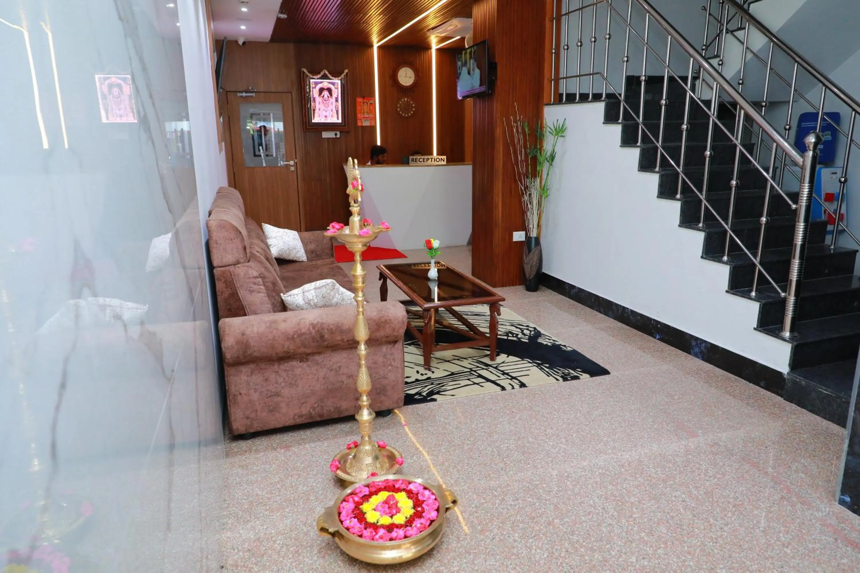 Seating area in TM INN Hotel