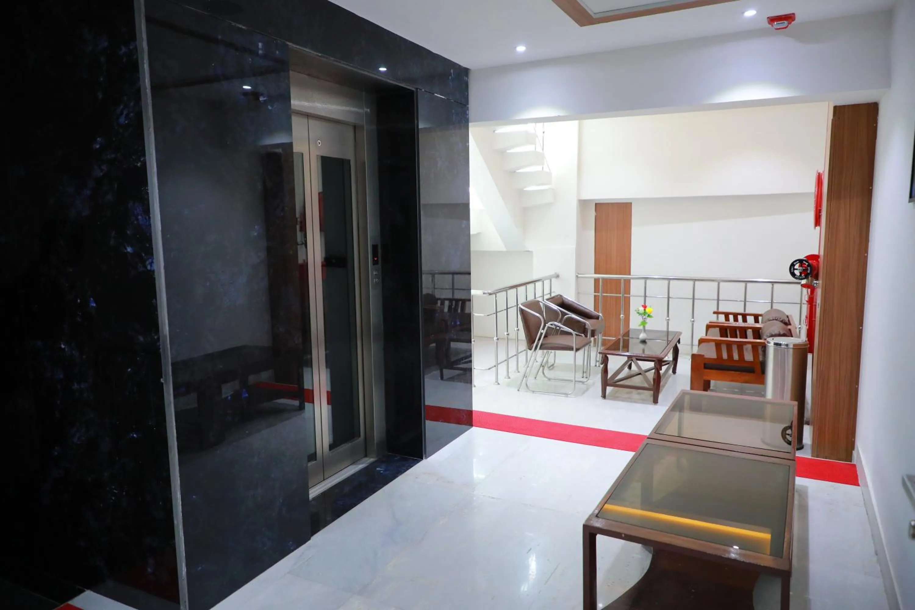 Seating area in TM INN Hotel