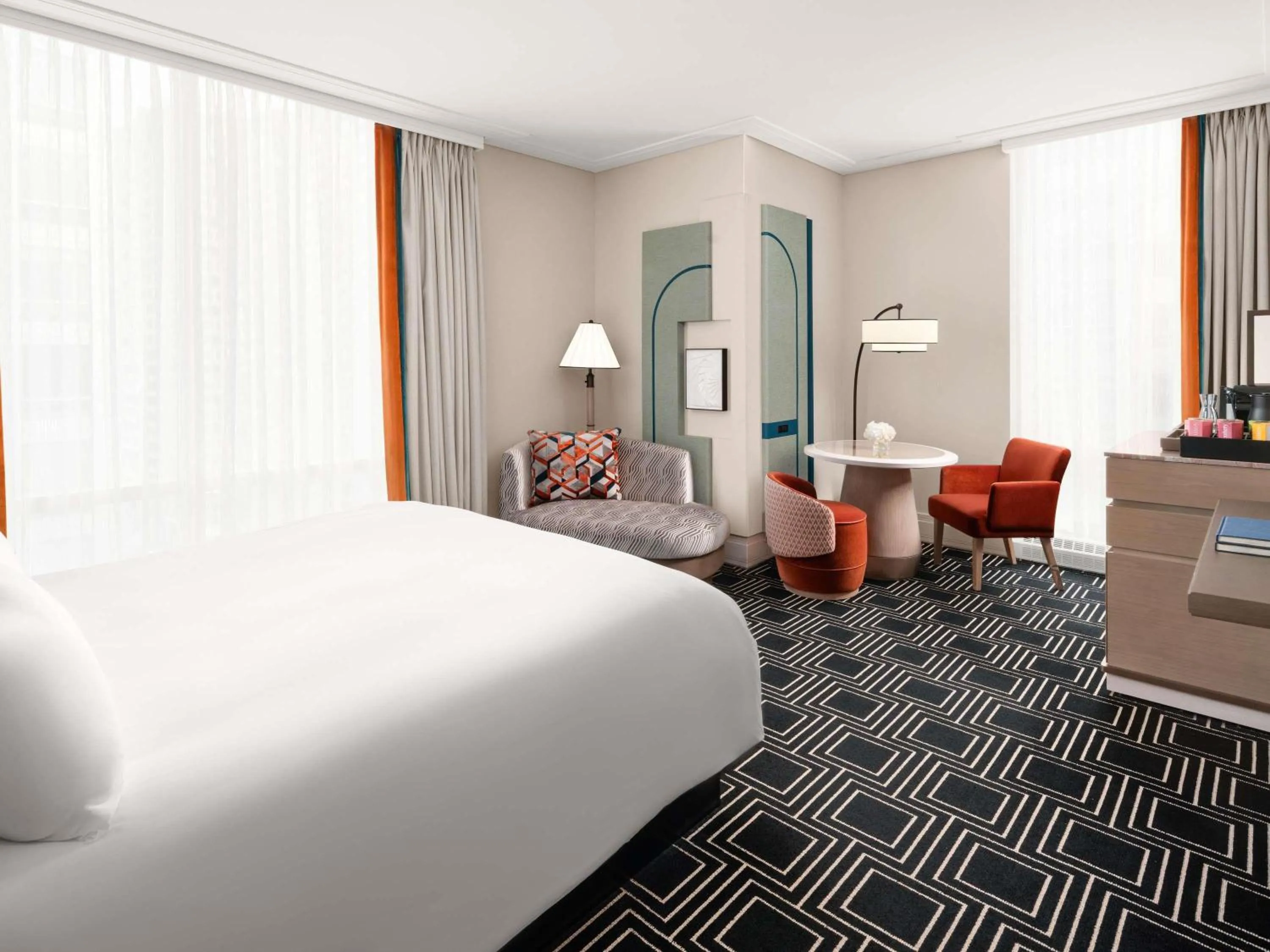 Bedroom, Bed in Sofitel Montreal Golden Mile