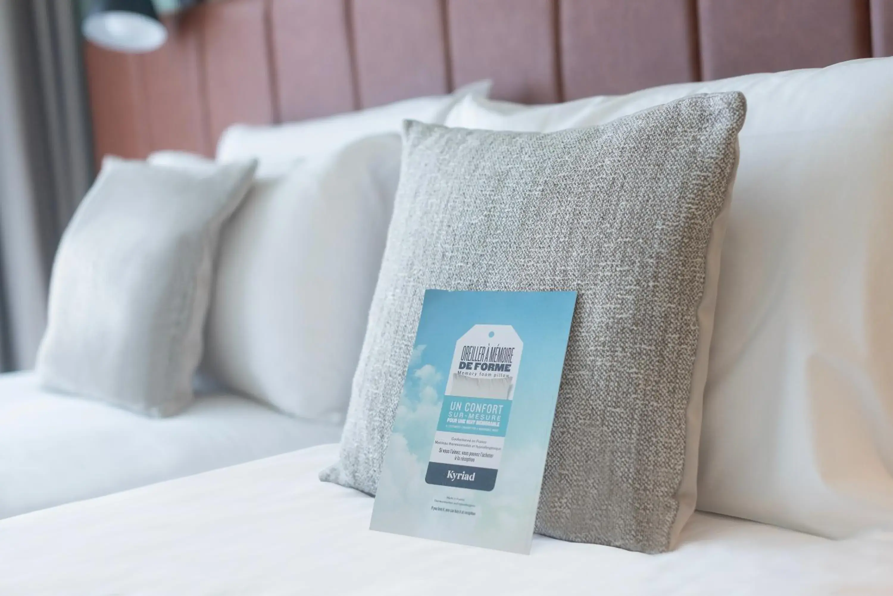 Decorative detail, Bed in KYRIAD LYON OUEST Limonest Decorative detail, Bed in KYRIAD LYON OUEST Limonest