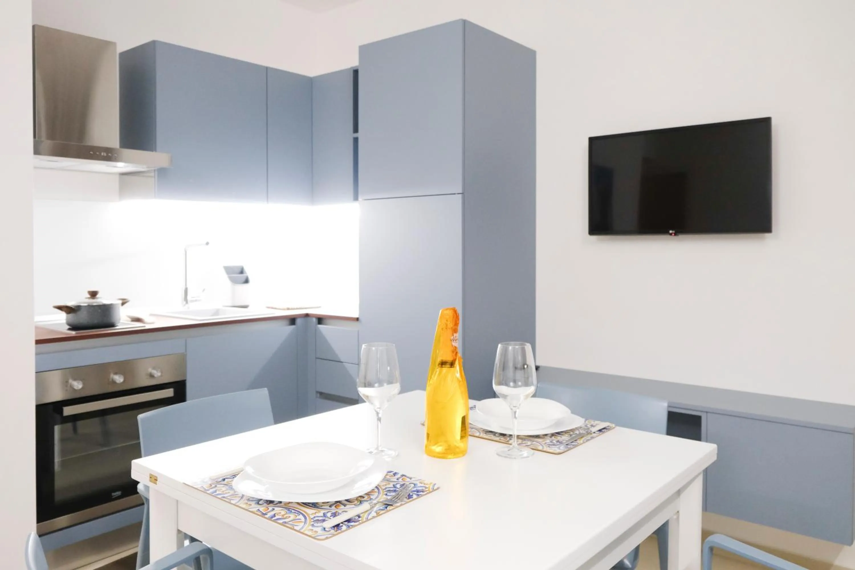Kitchen or kitchenette in SOL Y MAR Camere e Appartamenti