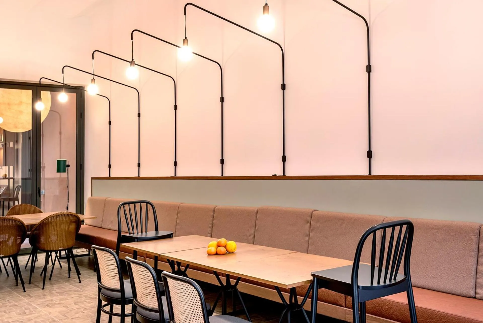 Dining area in Hotel Orangine