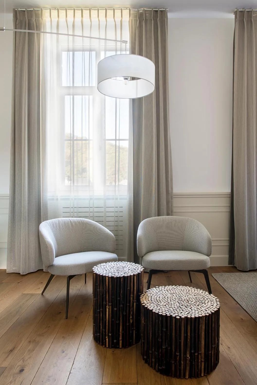 Living room in Chateau de Wallerand