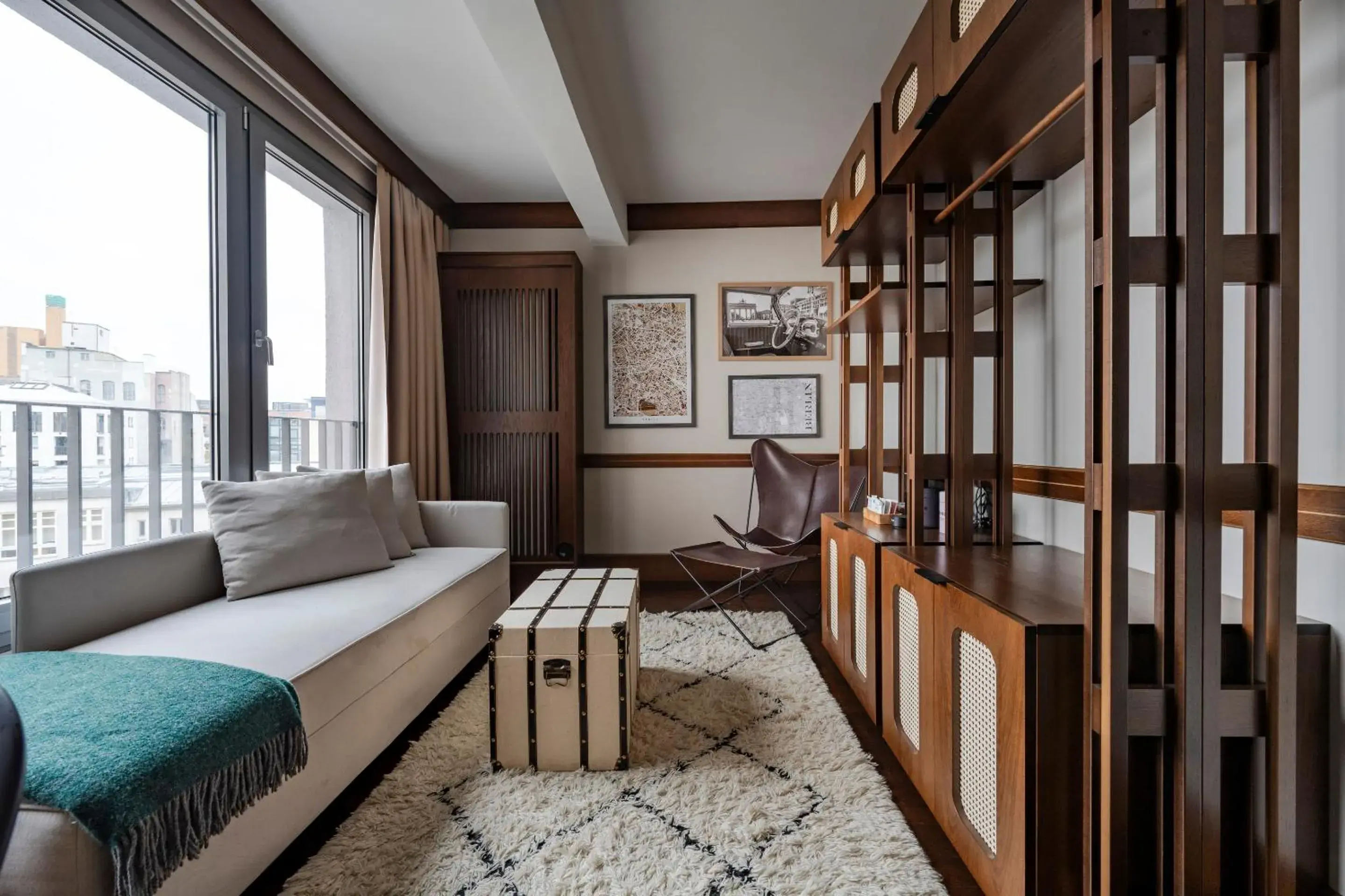 Living room, Bed in Numa Berlin Potsdamer Platz Living room, Bed in Numa Berlin Potsdamer Platz