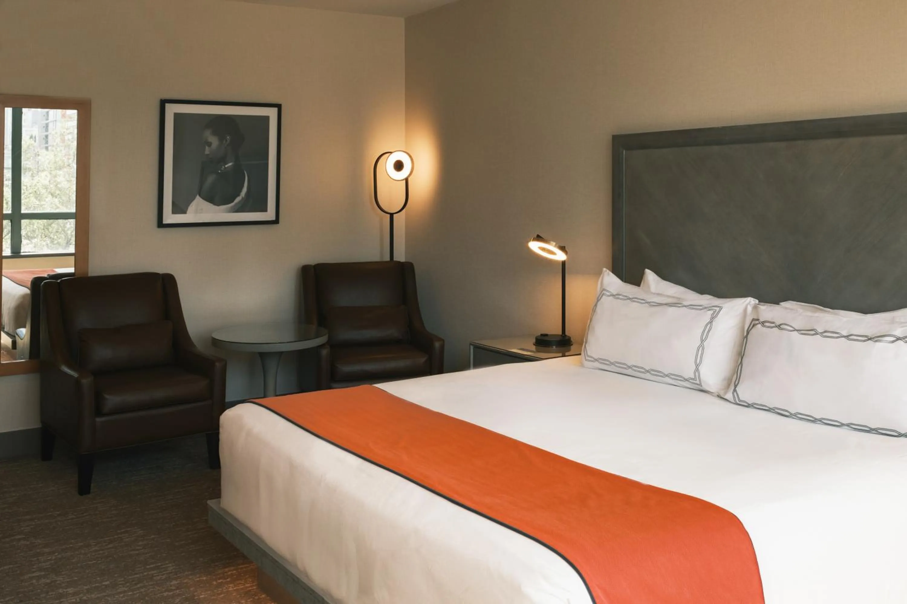 Bed in The Parker Hotel and Rooftop