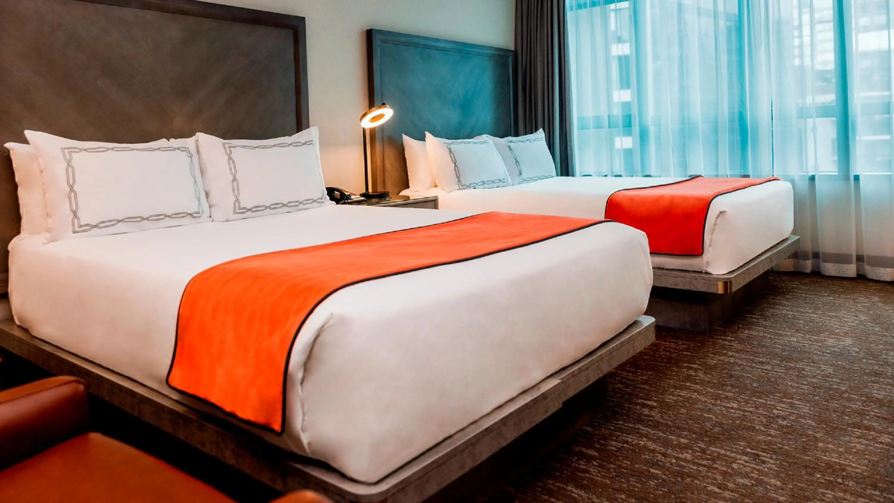 Bed in The Parker Hotel and Rooftop