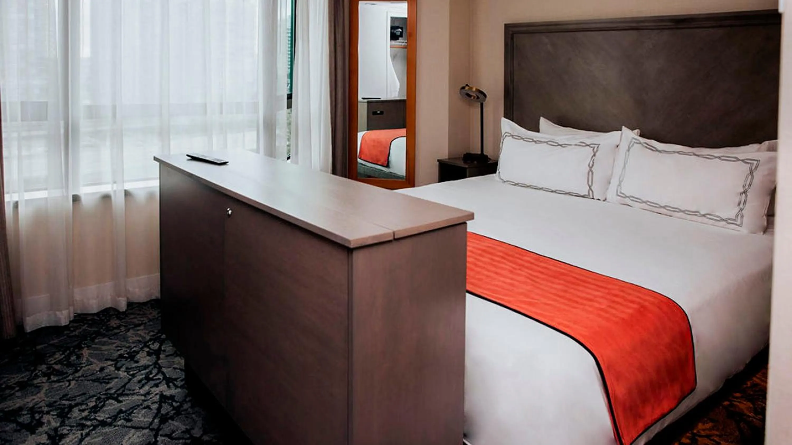 Bed in The Parker Hotel and Rooftop