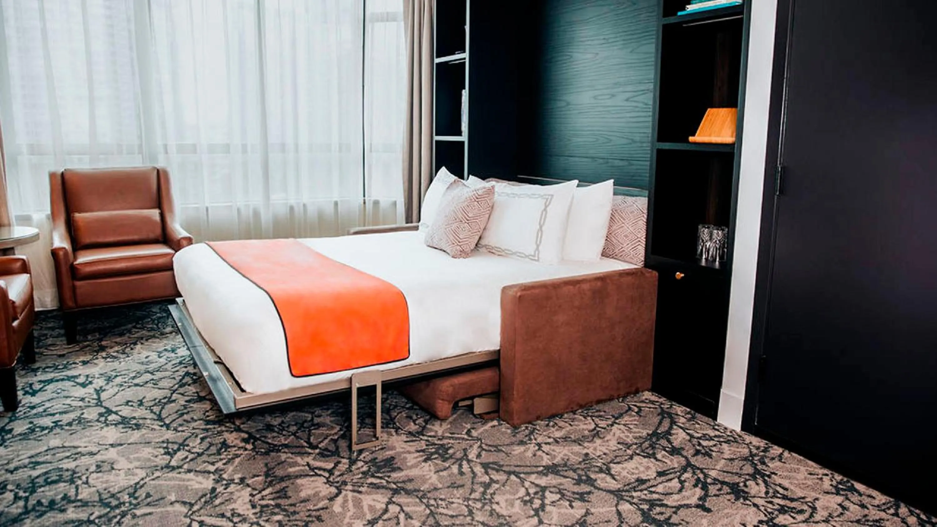 Bed in The Parker Hotel and Rooftop