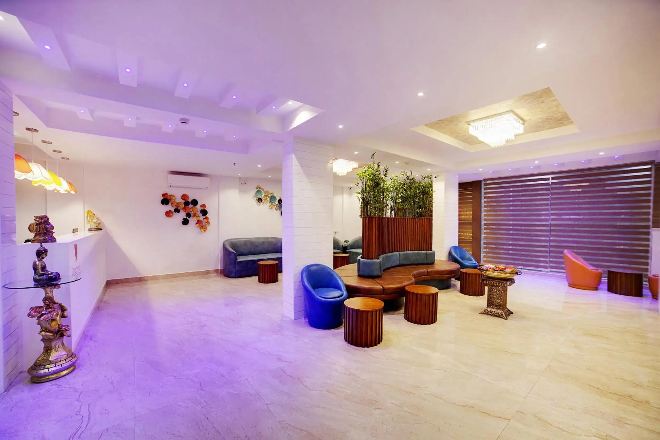 Lobby or reception in The Liverpool Blue Hotels Lobby or reception in The Liverpool Blue Hotels