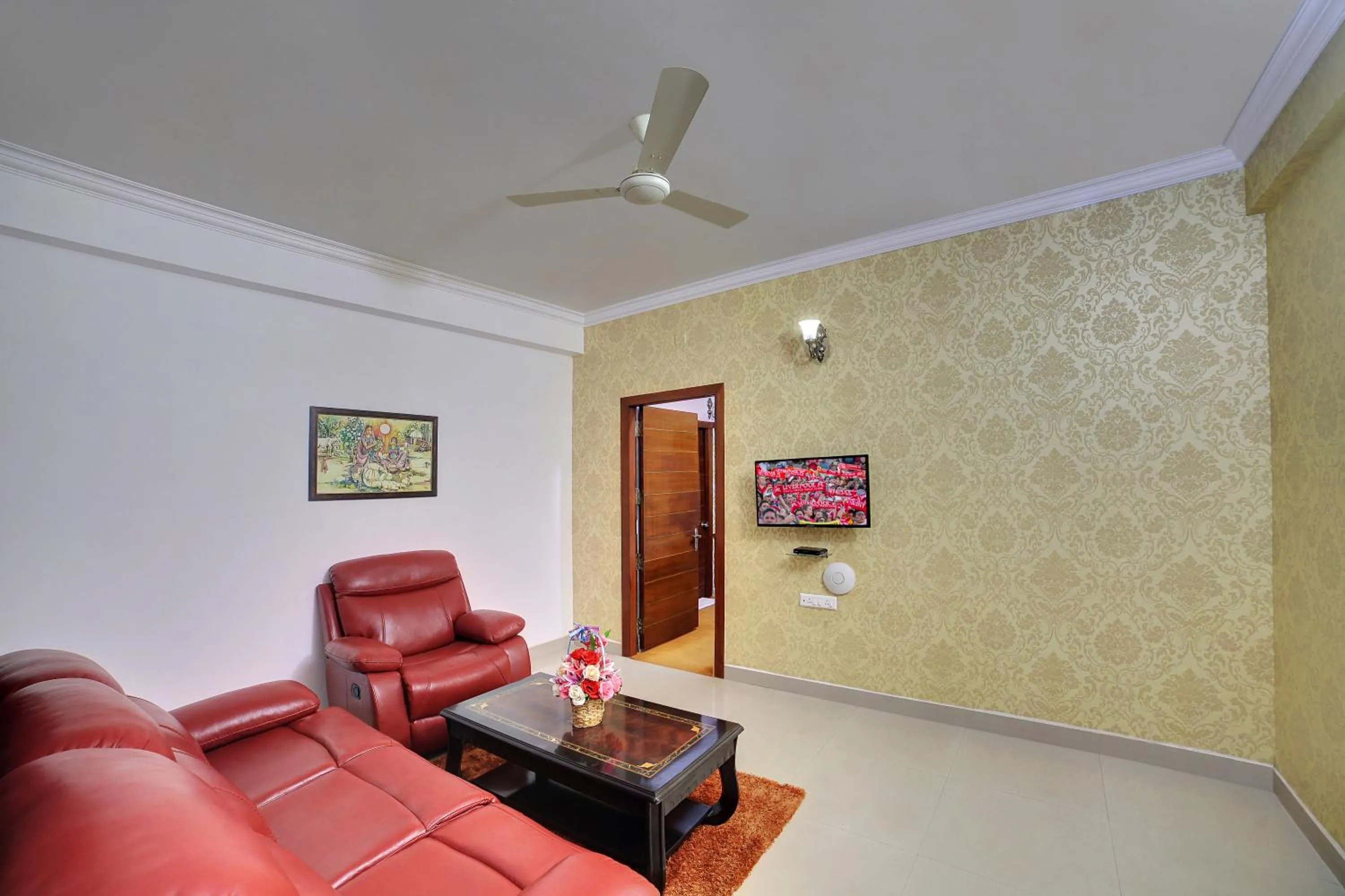 Living room in The Liverpool Blue Hotels