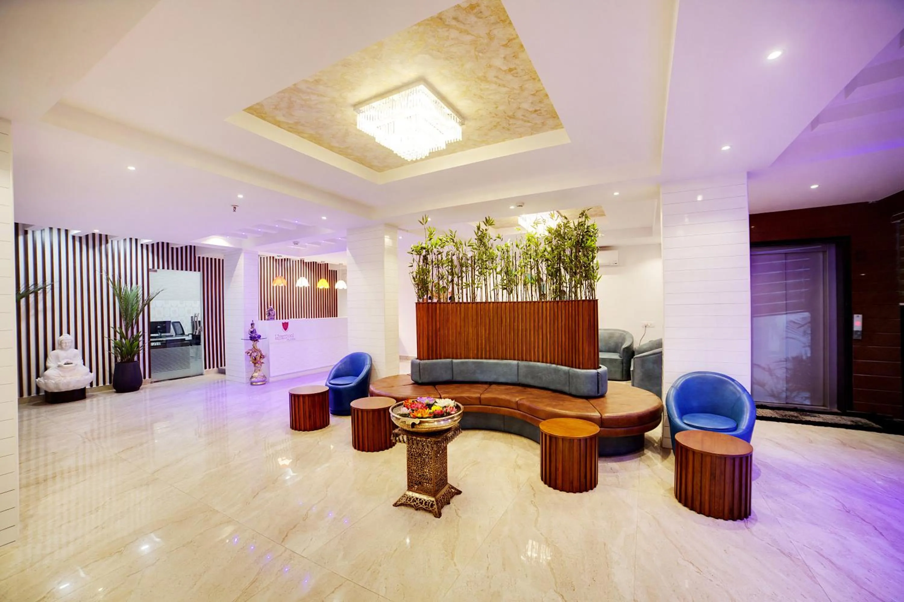 Lobby or reception in The Liverpool Blue Hotels